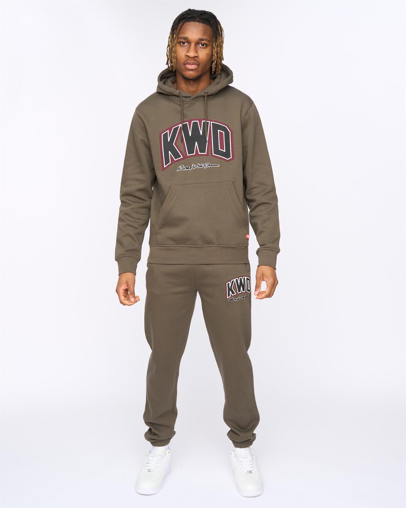 Mens Kingdome Hoodie Olive