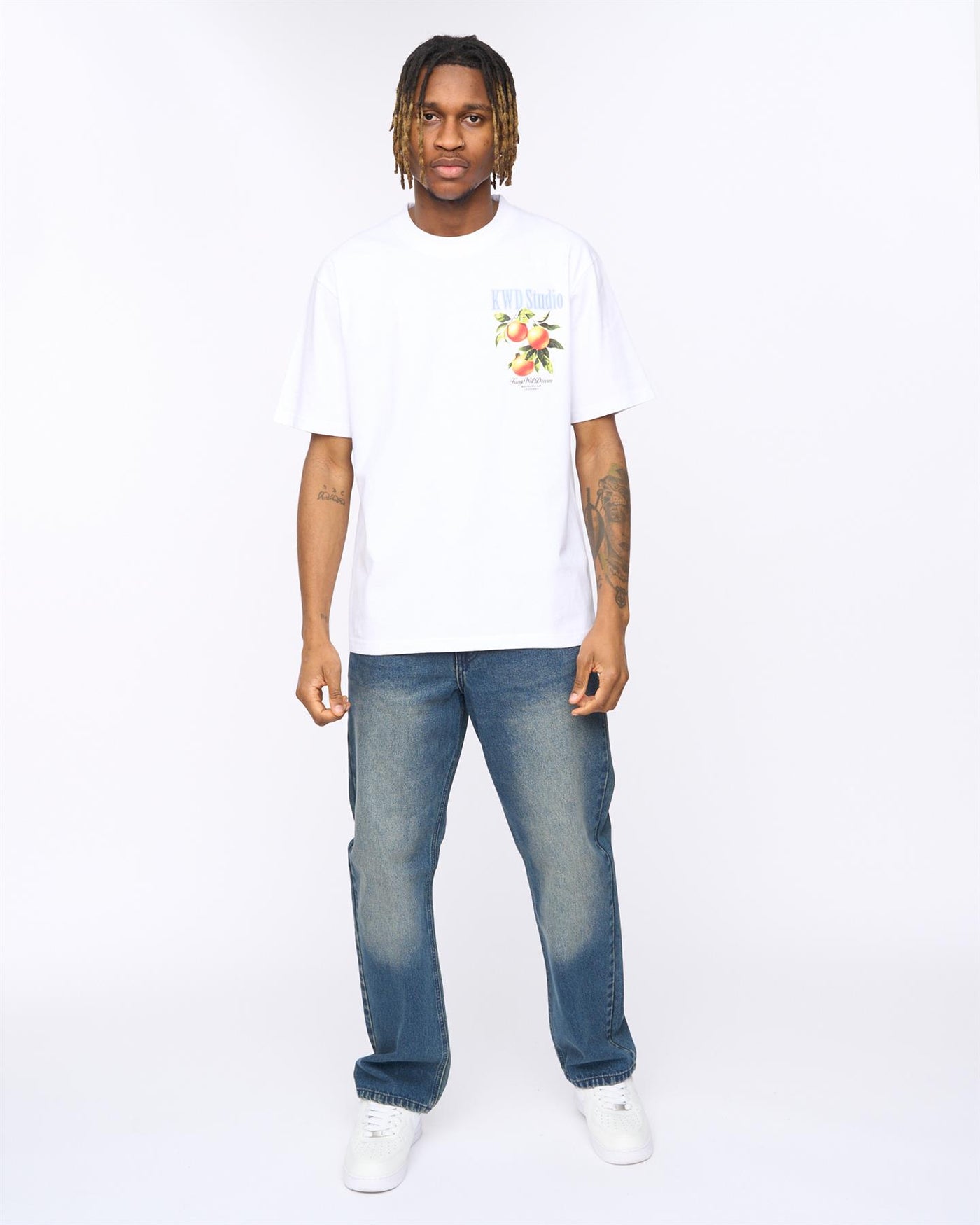 Mens Citrus Oversized T-Shirt White