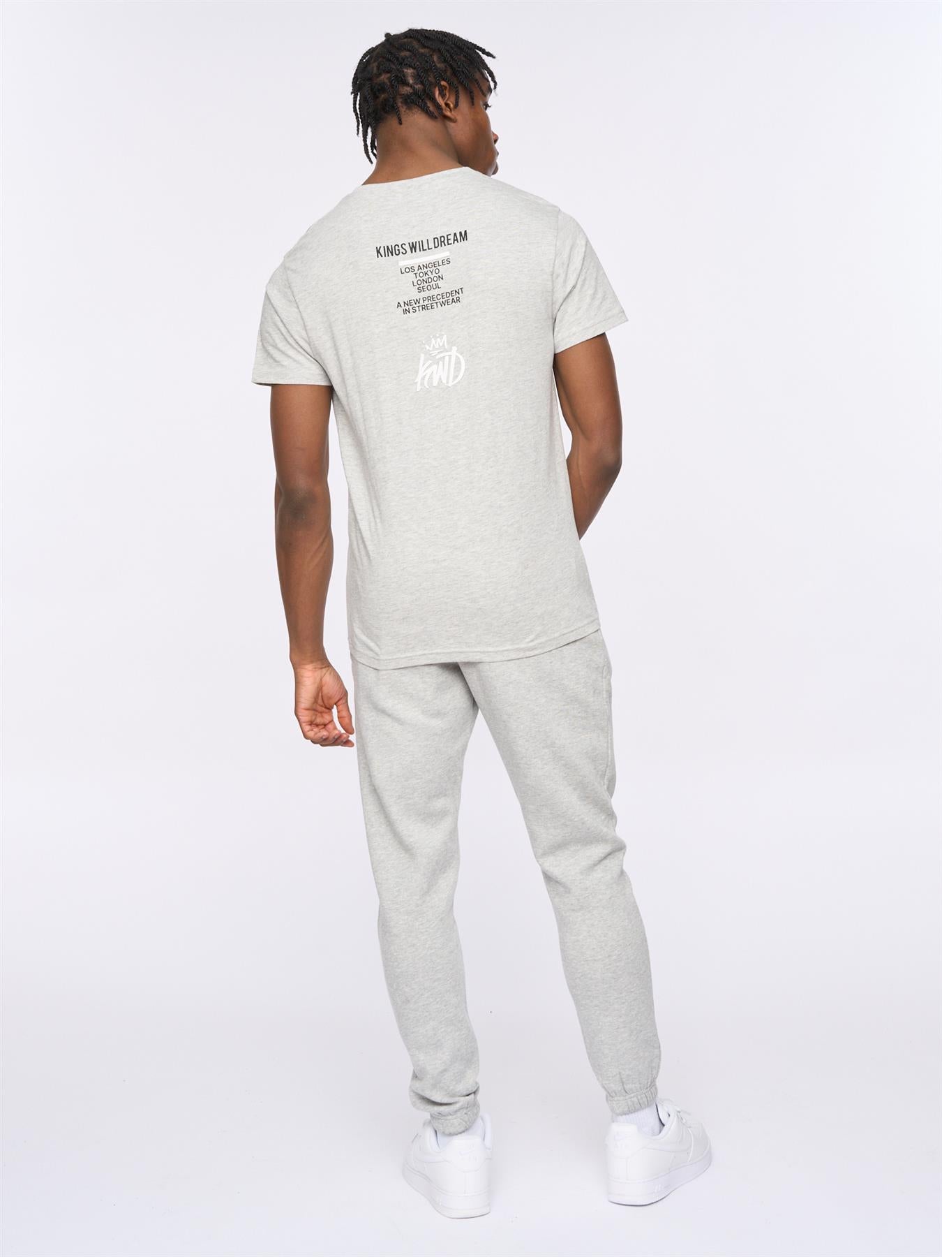 Mens Tagged T-Shirt Grey Marl