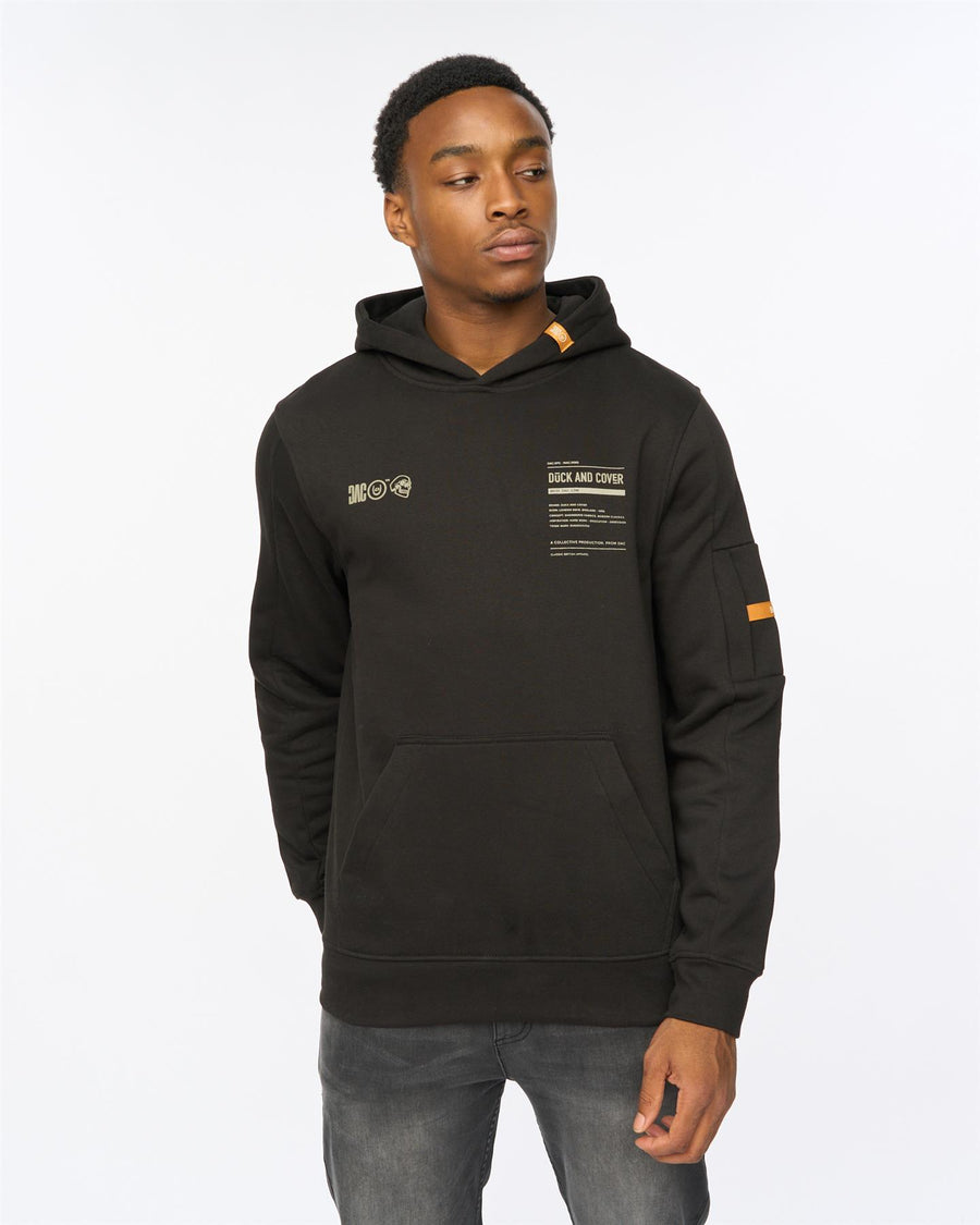 Mens Skullmatic Hoodie Black