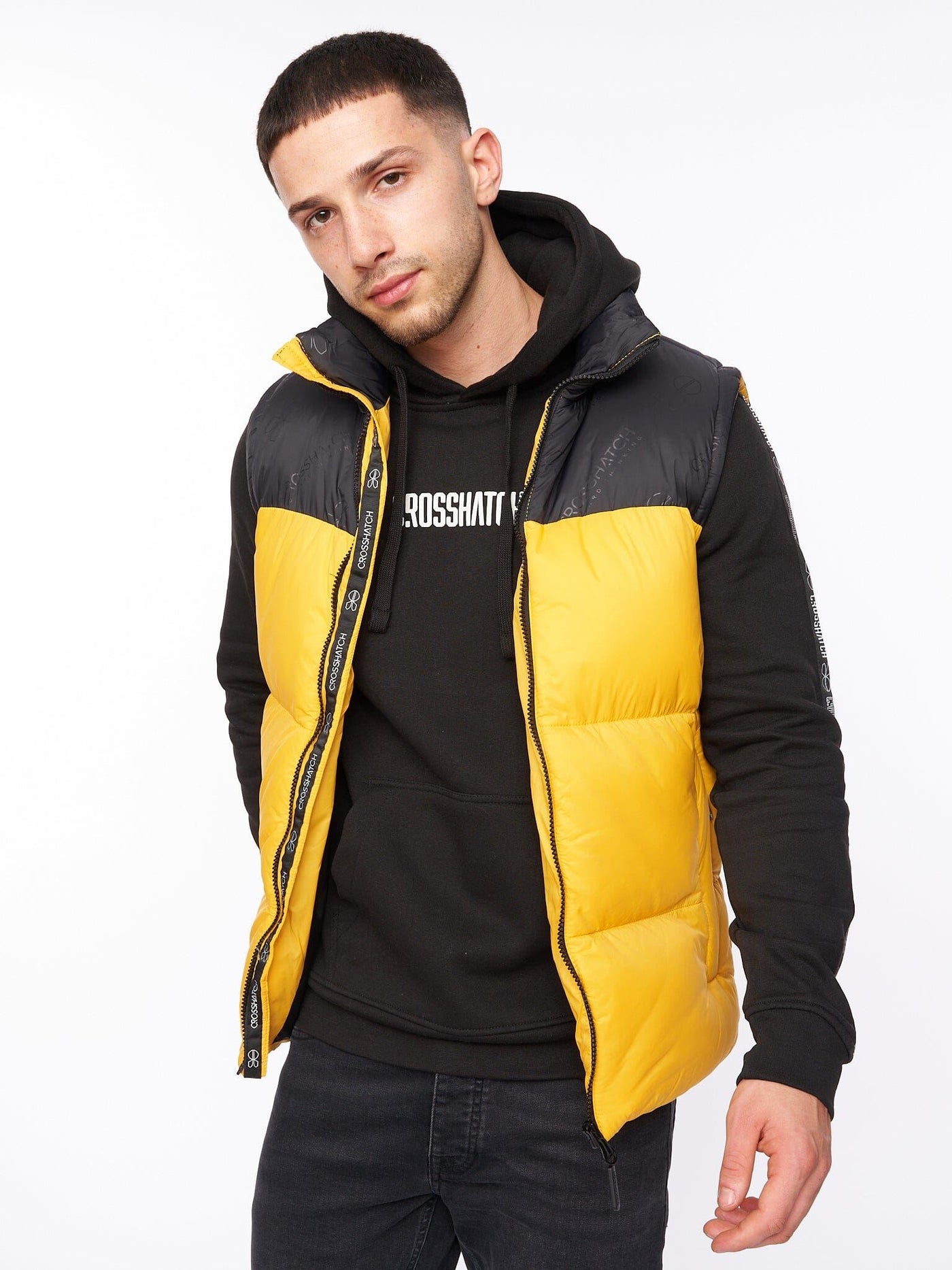 Mens Demerley Gilet Yellow