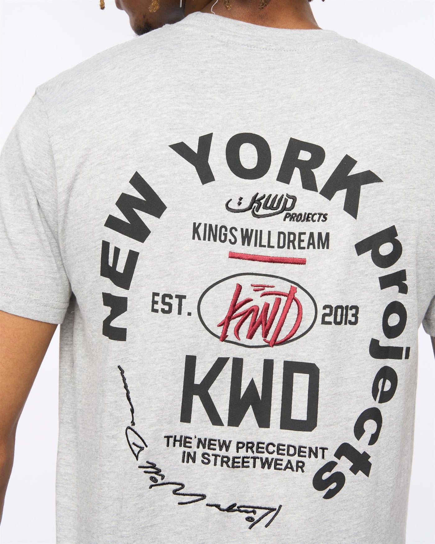 Mens Mobalot T-Shirt Grey Marl