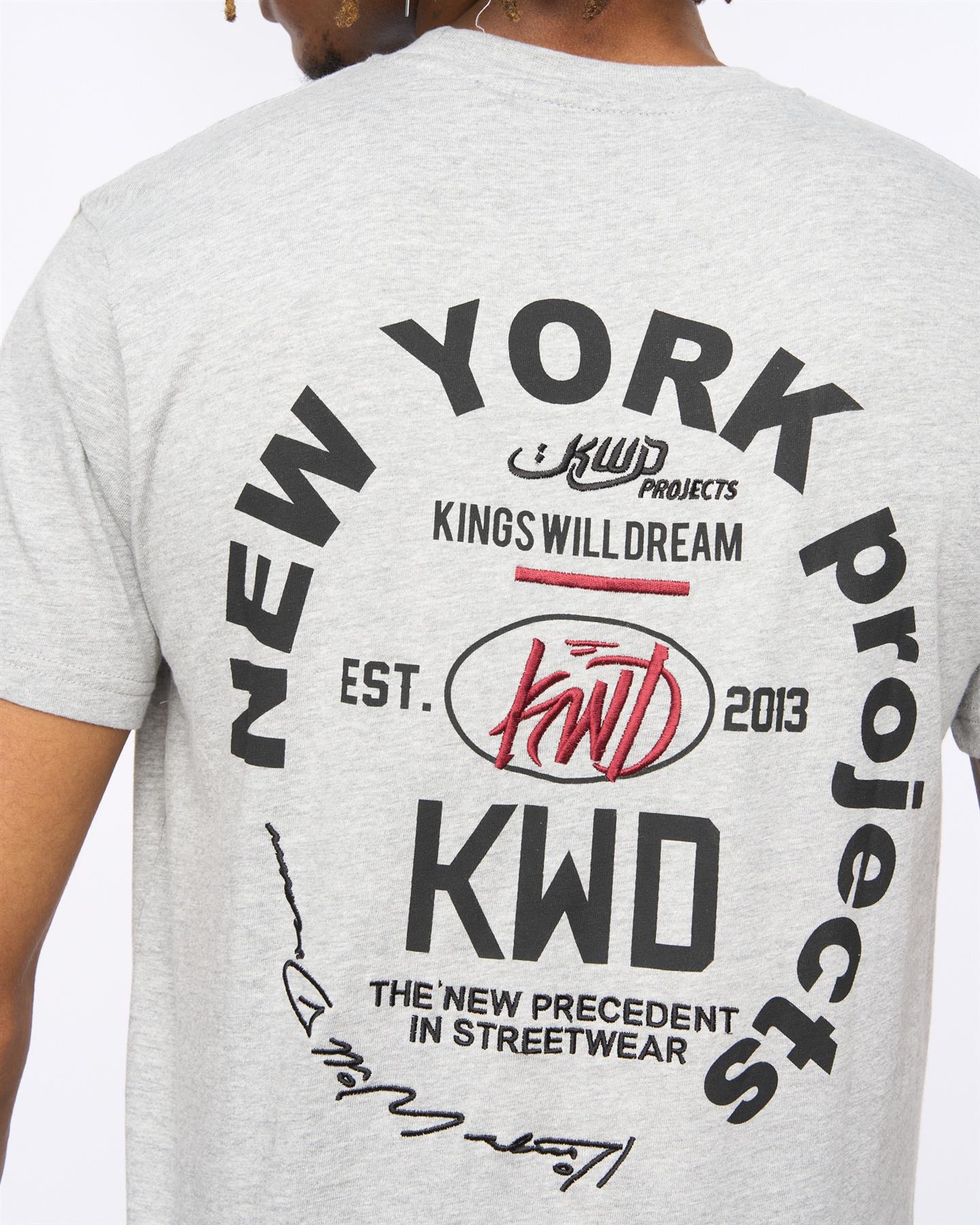 Mens Mobalot T-Shirt Grey Marl