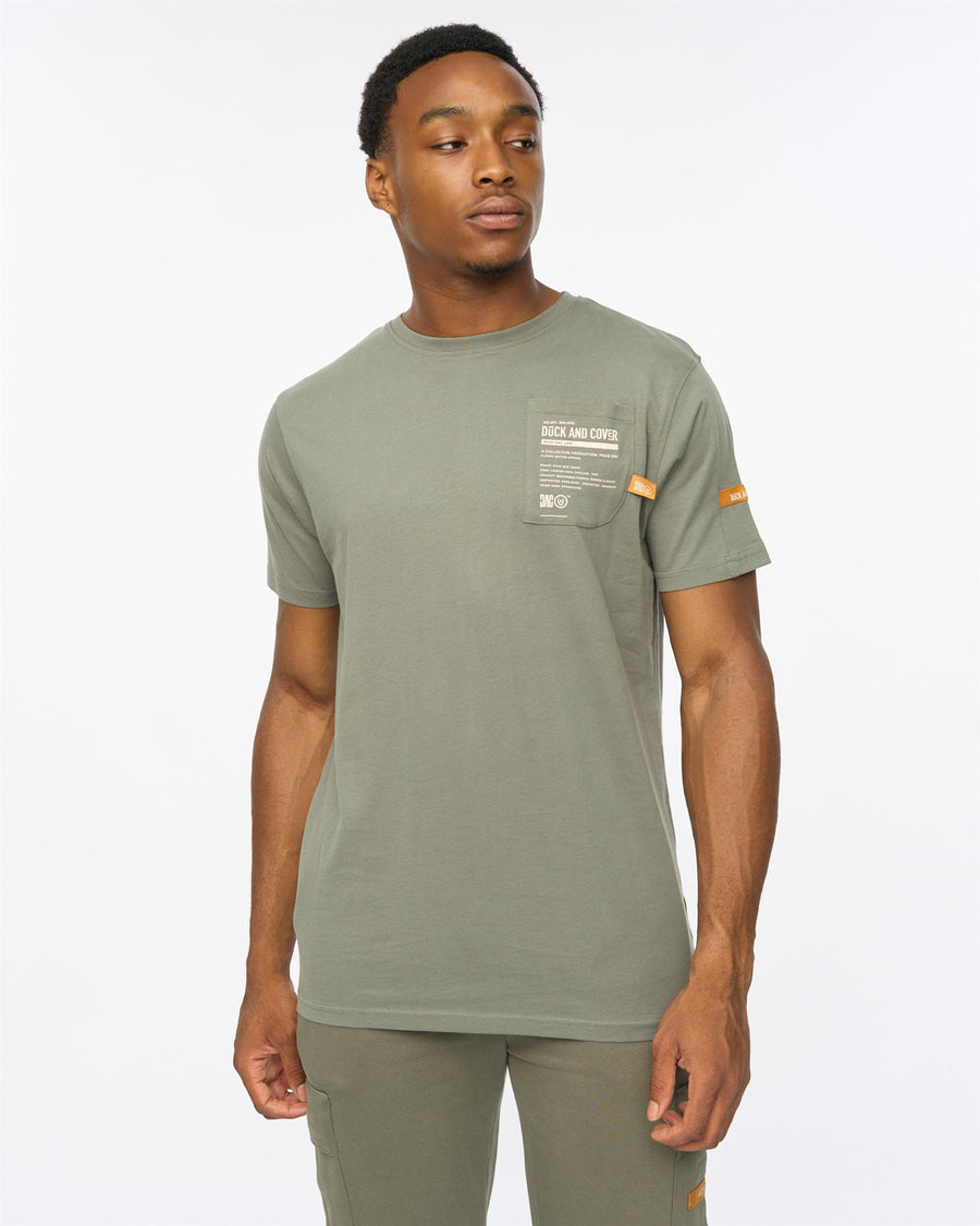Mens Adamsberg T-Shirt Dark Olive
