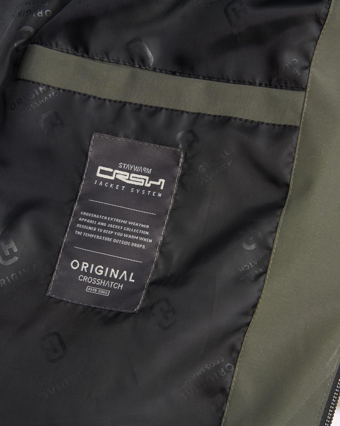Mens Kampnew Embossed Jacket Dark Olive