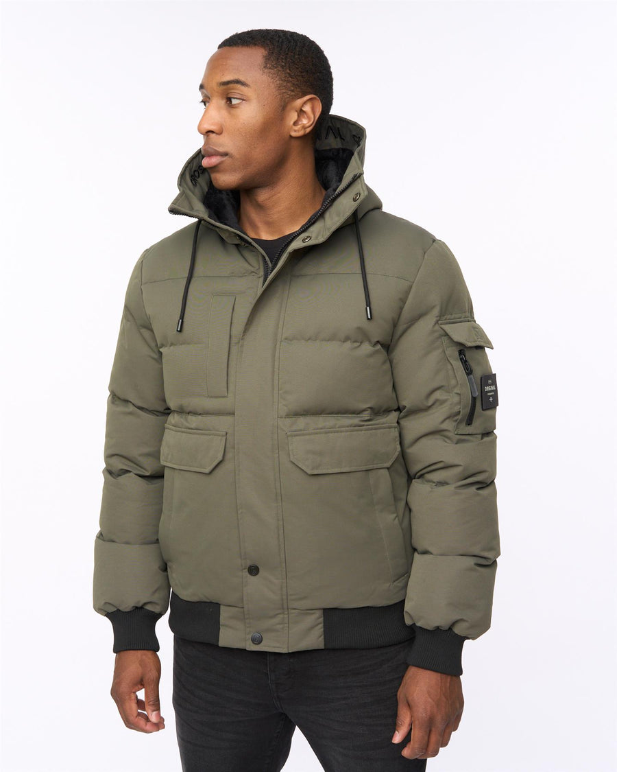 Mens Milwaka Jacket Dark Olive