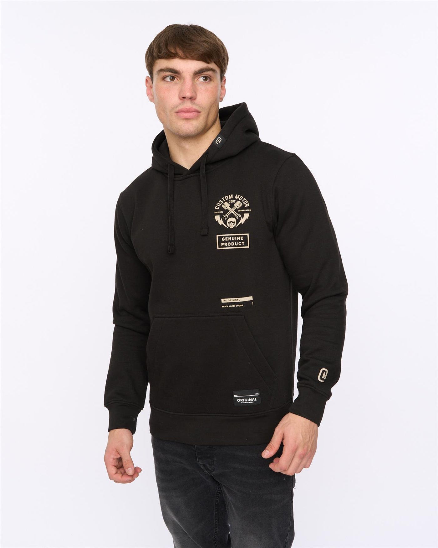 Mens Moules Hoodie Black
