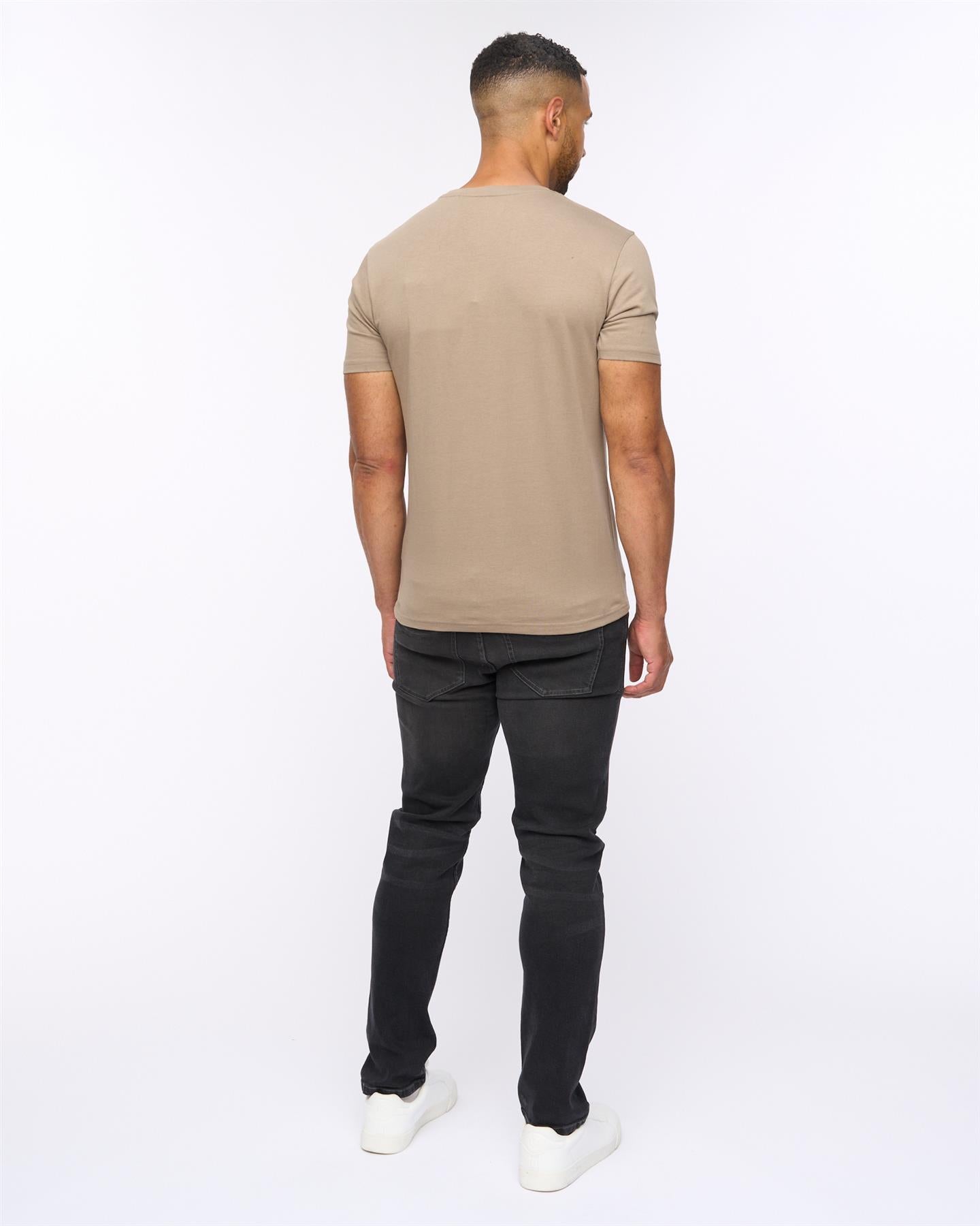Mens Amonite T-Shirt Taupe
