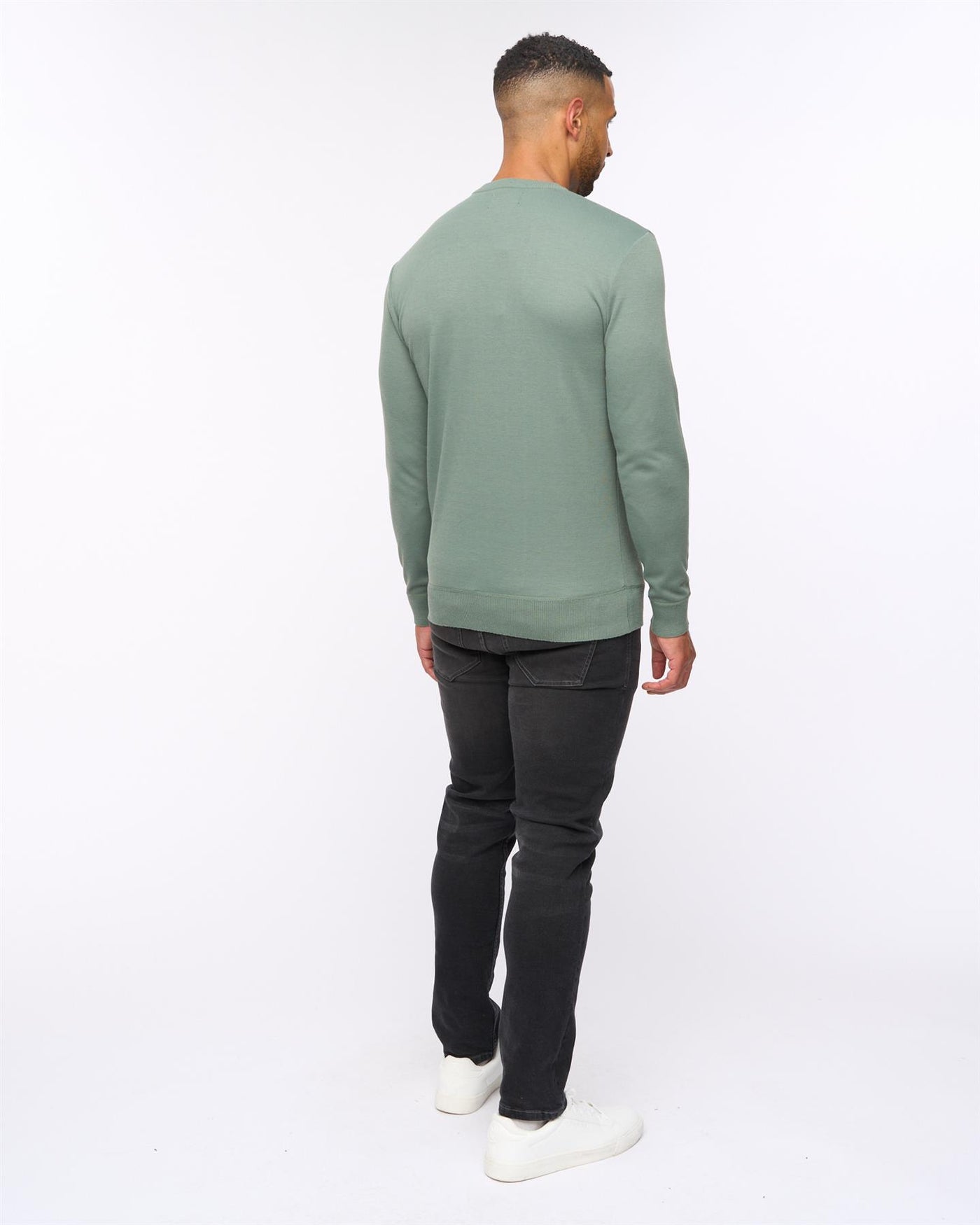 Pepston Crew Neck Jumper Olive