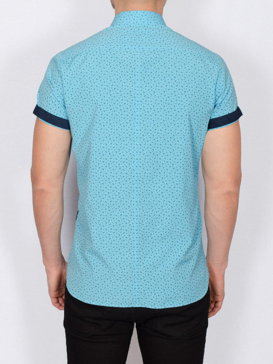 Blanca Short Sleeve Shirt Turquoise