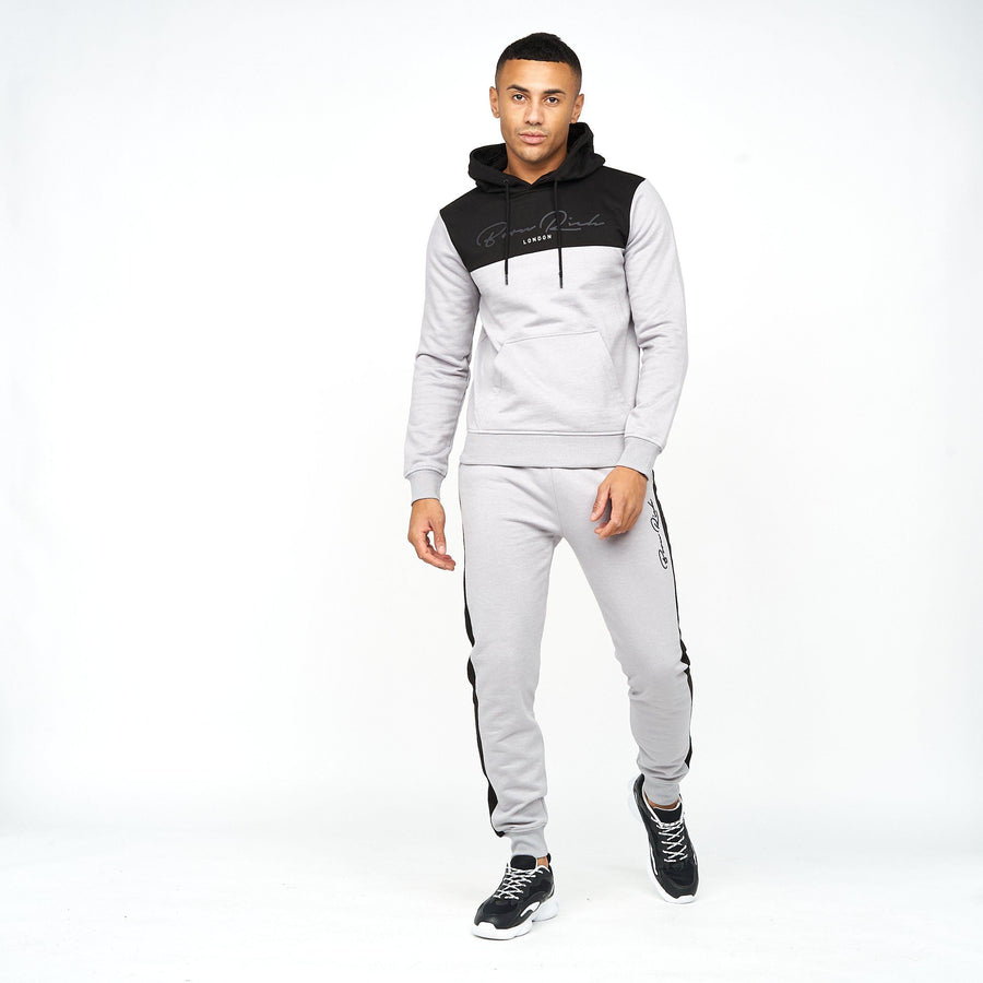 Born Rich Mens Lehmann Hoodie Alloy Marl