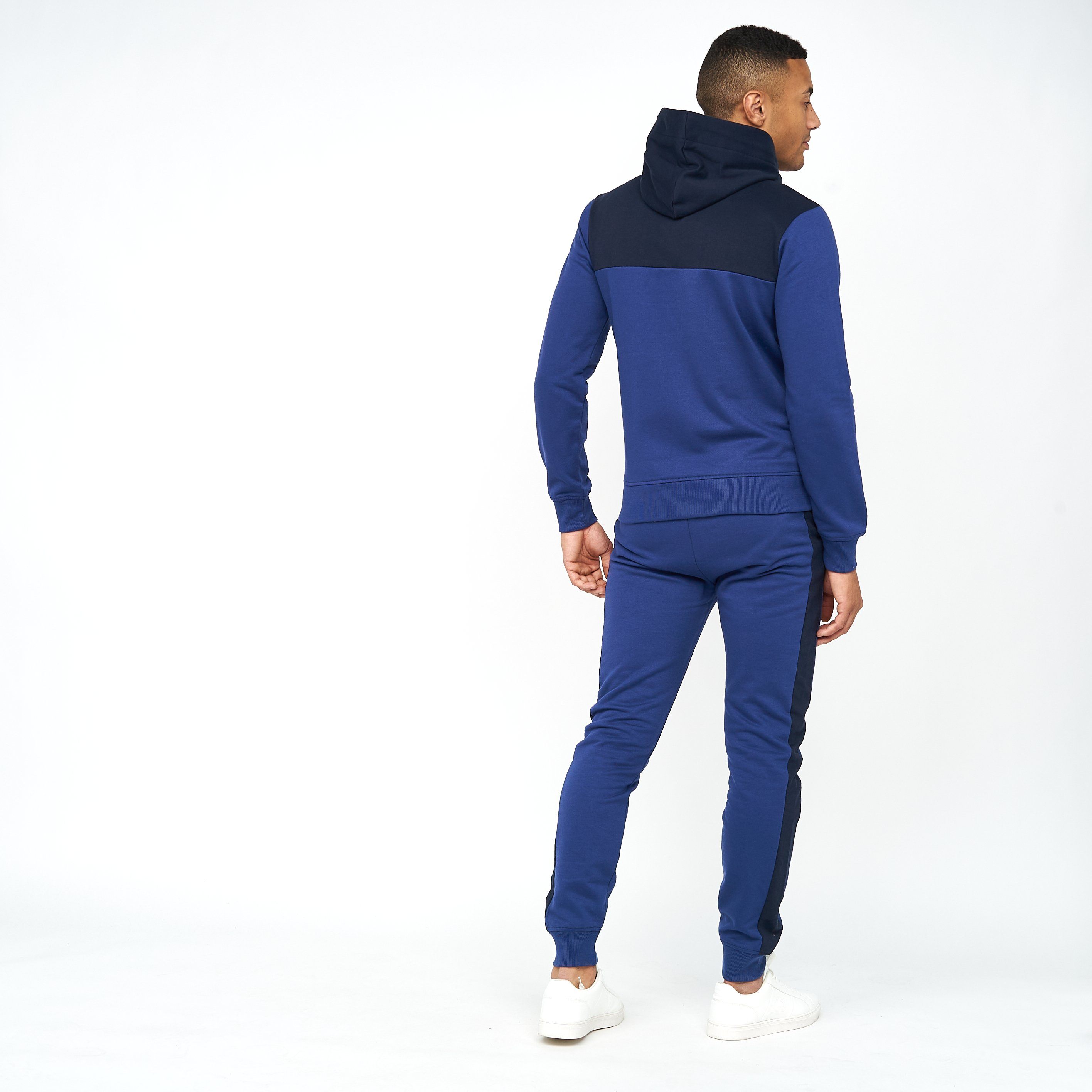 Born Rich Mens Lehmann Hoodie Twilight Blue