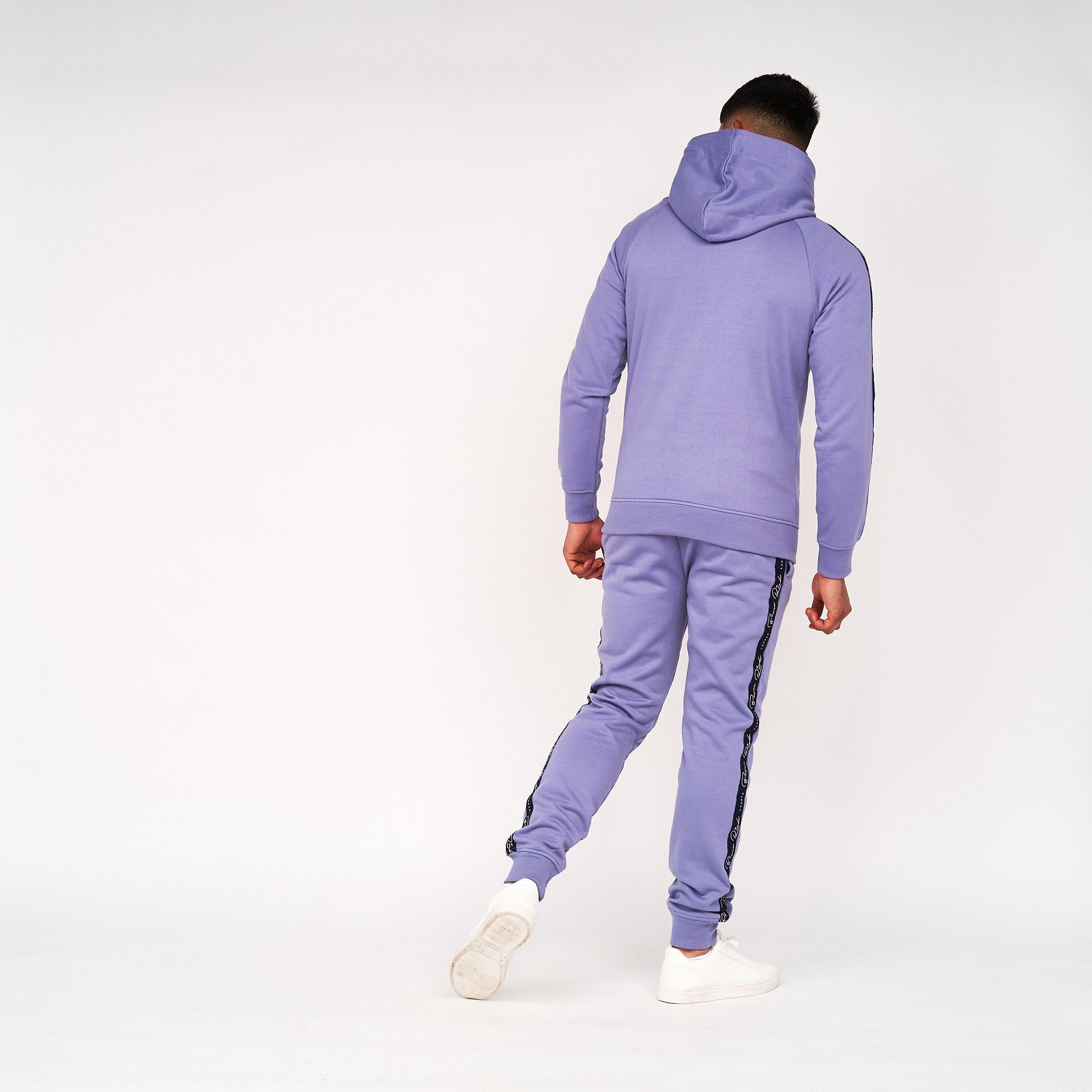Born Rich Mens Dorigo Hoodie Blue Ice
