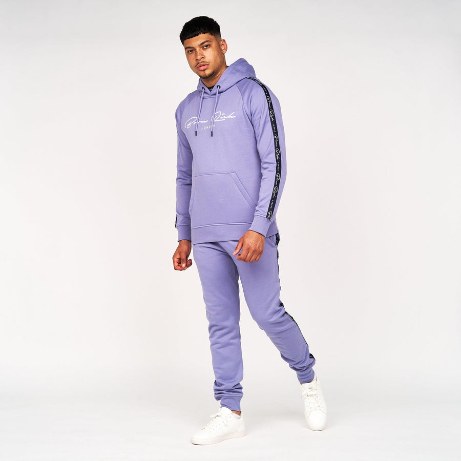 Born Rich Mens Dorigo Hoodie Blue Ice