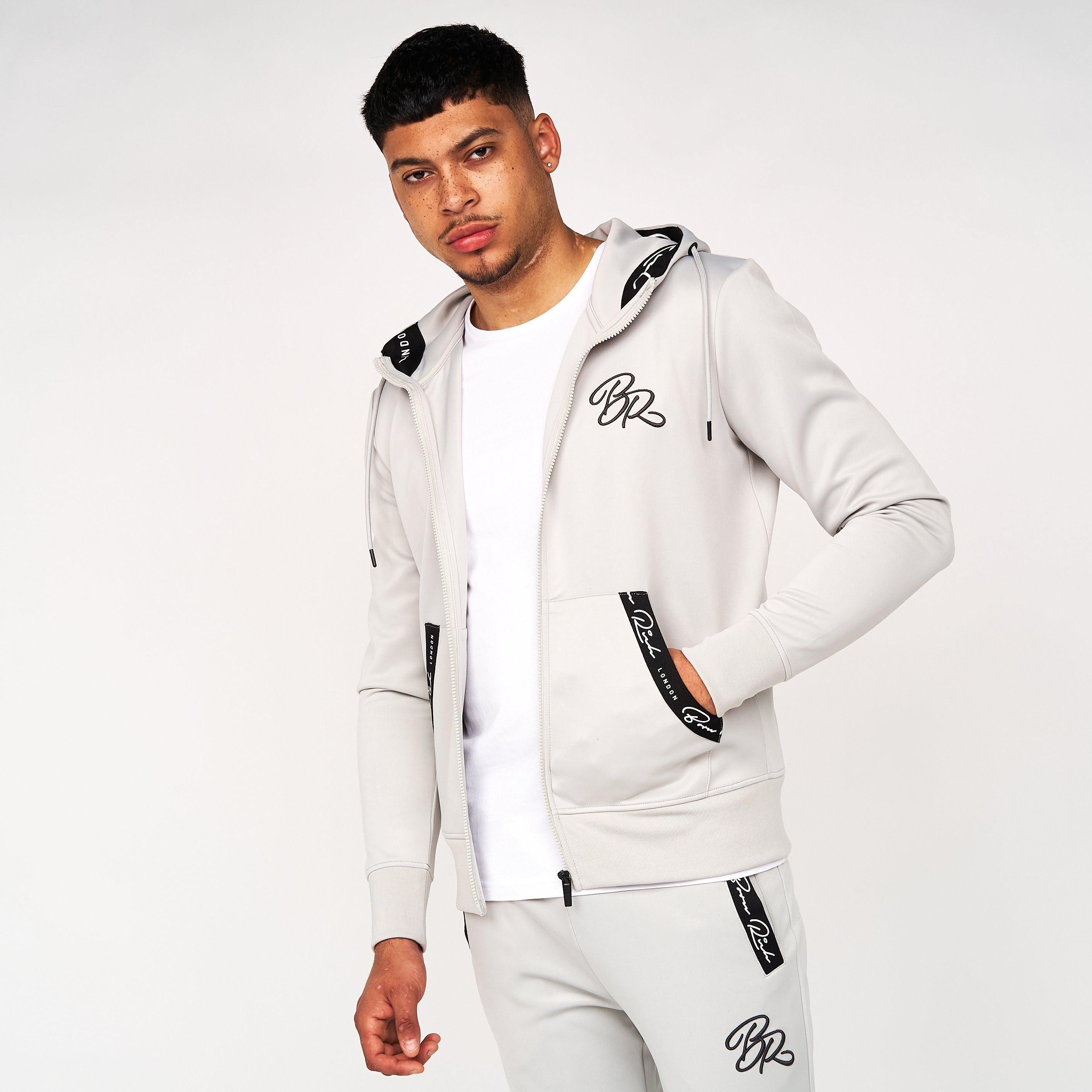 Born Rich Mens Foletti Tracksuit Mystic Blue
