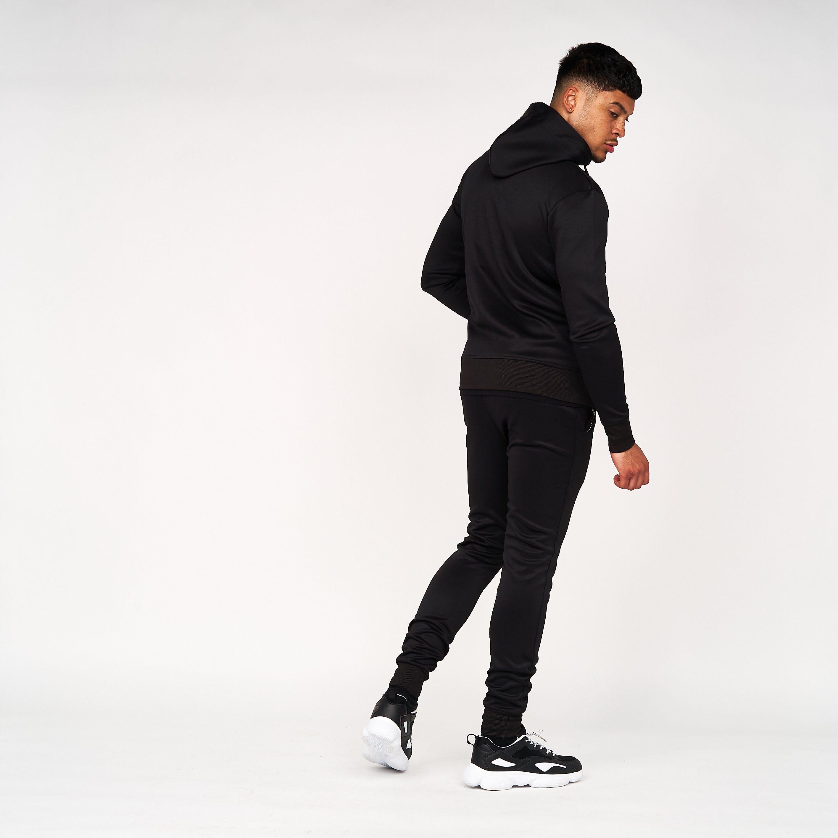 Born Rich Mens Foletti Tracktop Hoodie Black