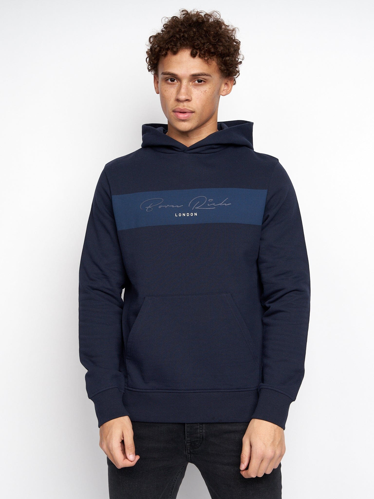 Leymond Hoodie Dress Blues