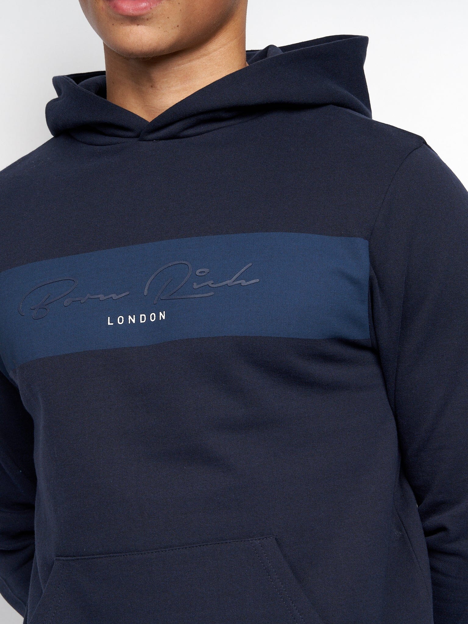 Leymond Hoodie Dress Blues