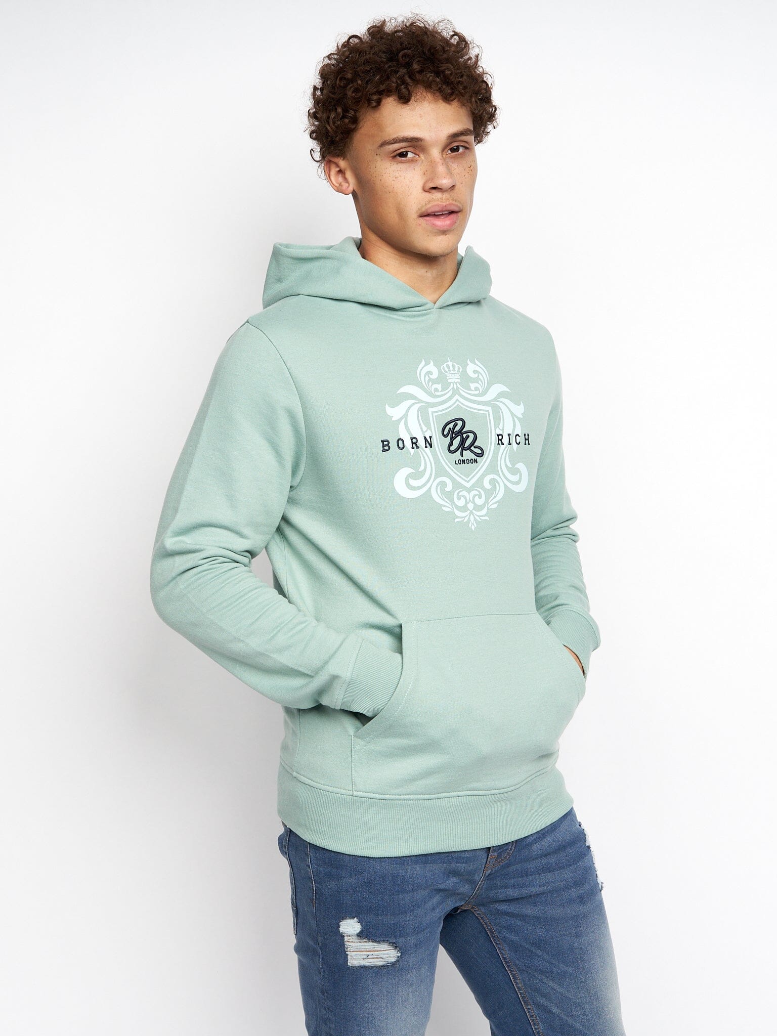 Jairo Hoodie Blue Surf