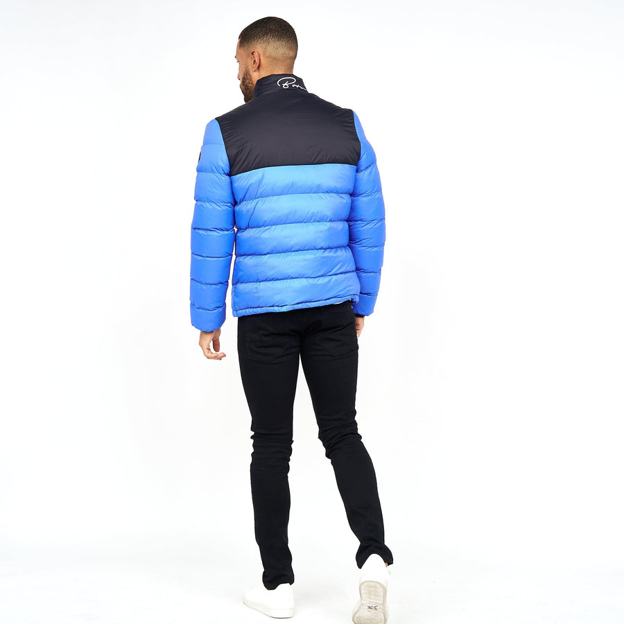 Born Rich Mens Lyden Puffa Jacket Azure