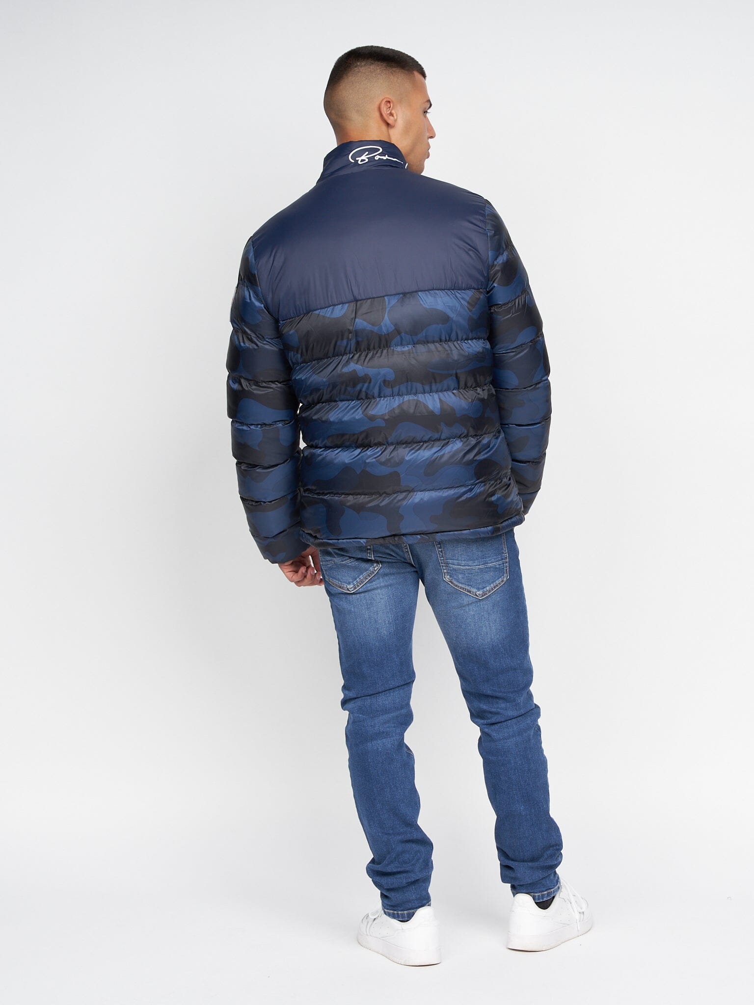 Carlito Oversized Puffa Navy Camo