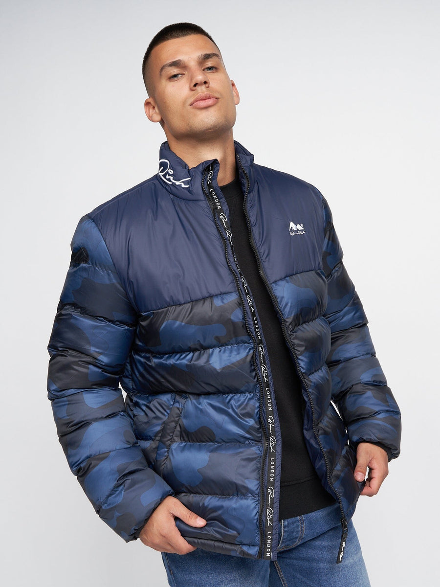 Carlito Oversized Puffa Navy Camo