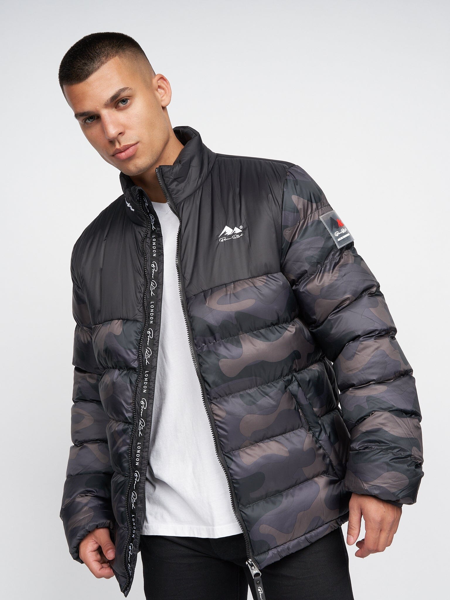 Carlito Oversized Puffa Black Camo