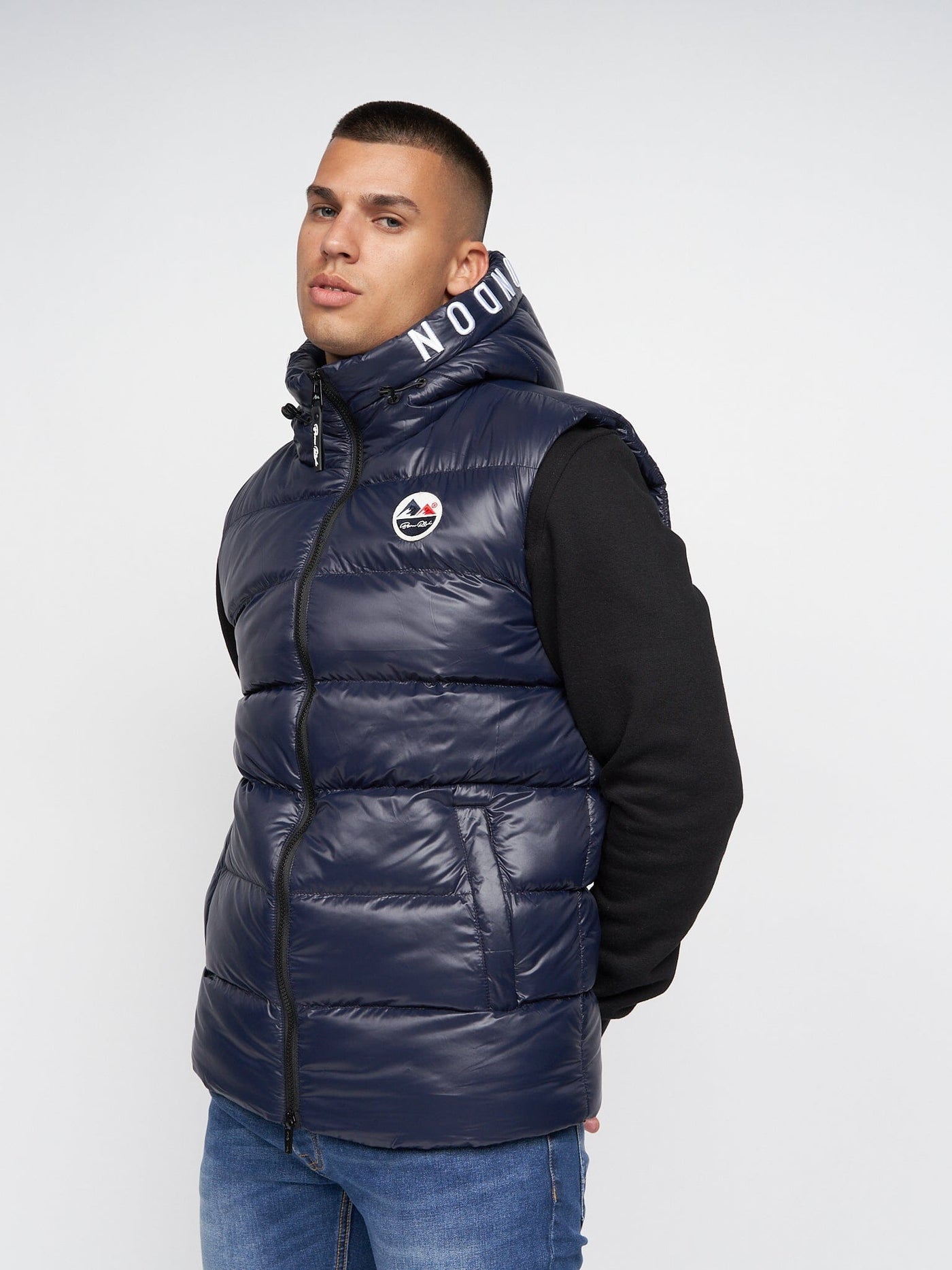 Karnos Hooded Gilet Dark Navy