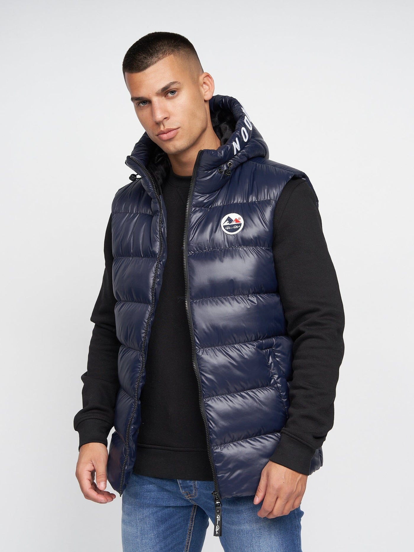 Karnos Hooded Gilet Dark Navy