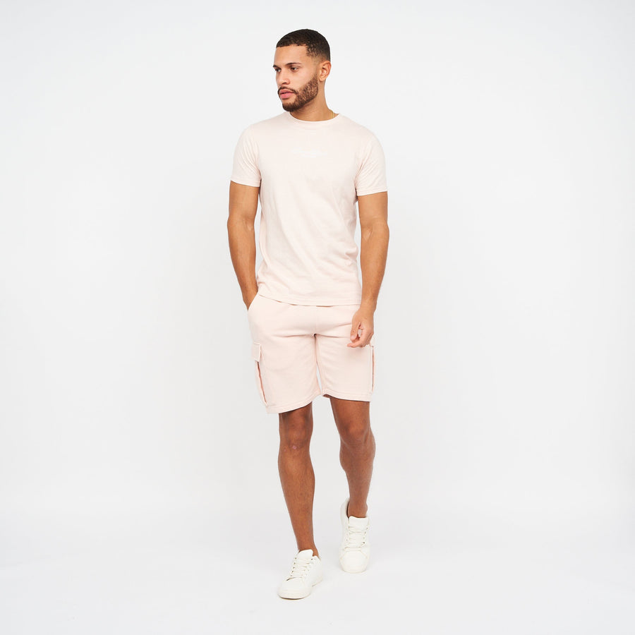 Aurelio Cargo Shorts Light Pink