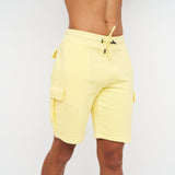 Aurelio Cargo Shorts Light Yellow