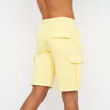 Aurelio Cargo Shorts Light Yellow