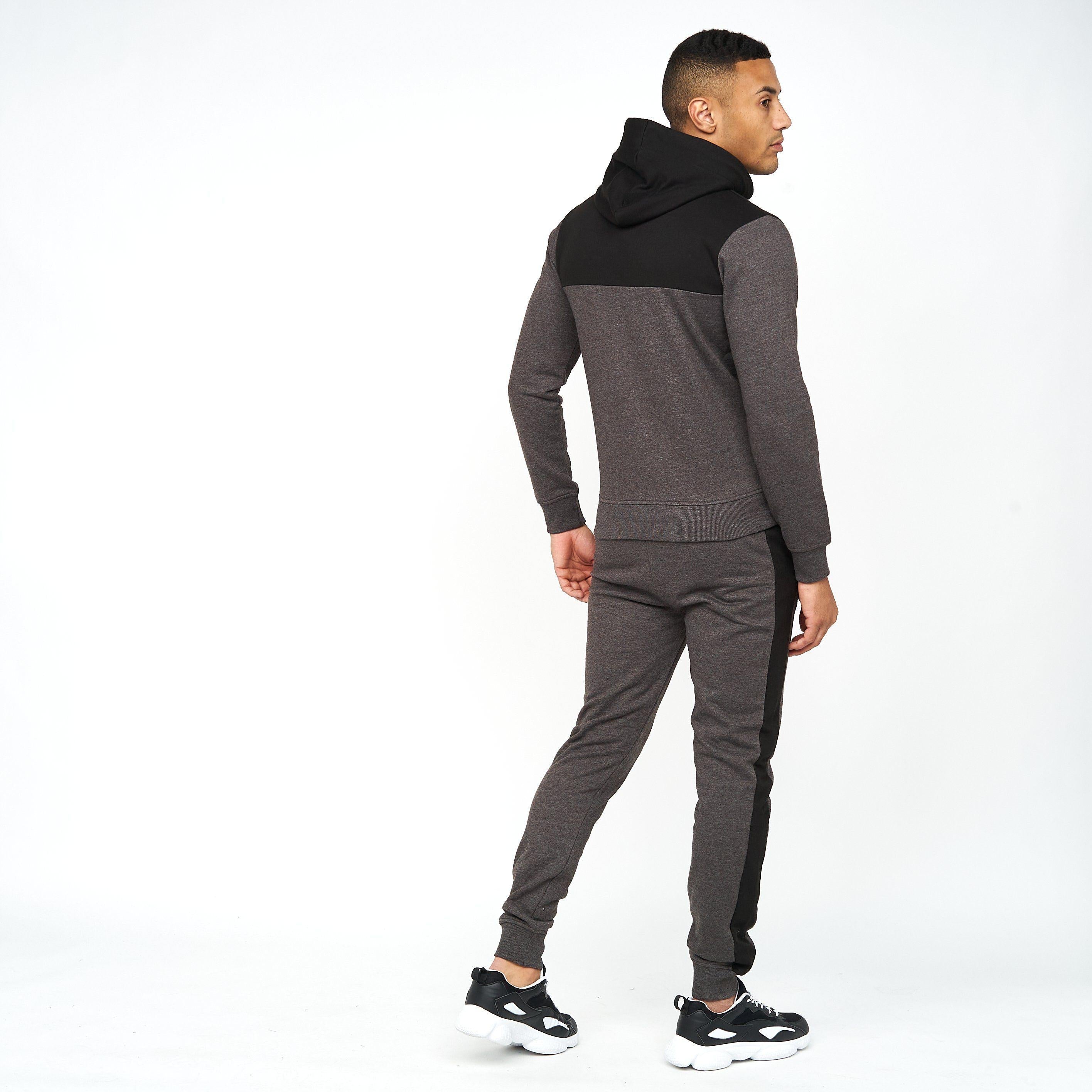 Born Rich Mens Lehmann Hoodie Black Marl