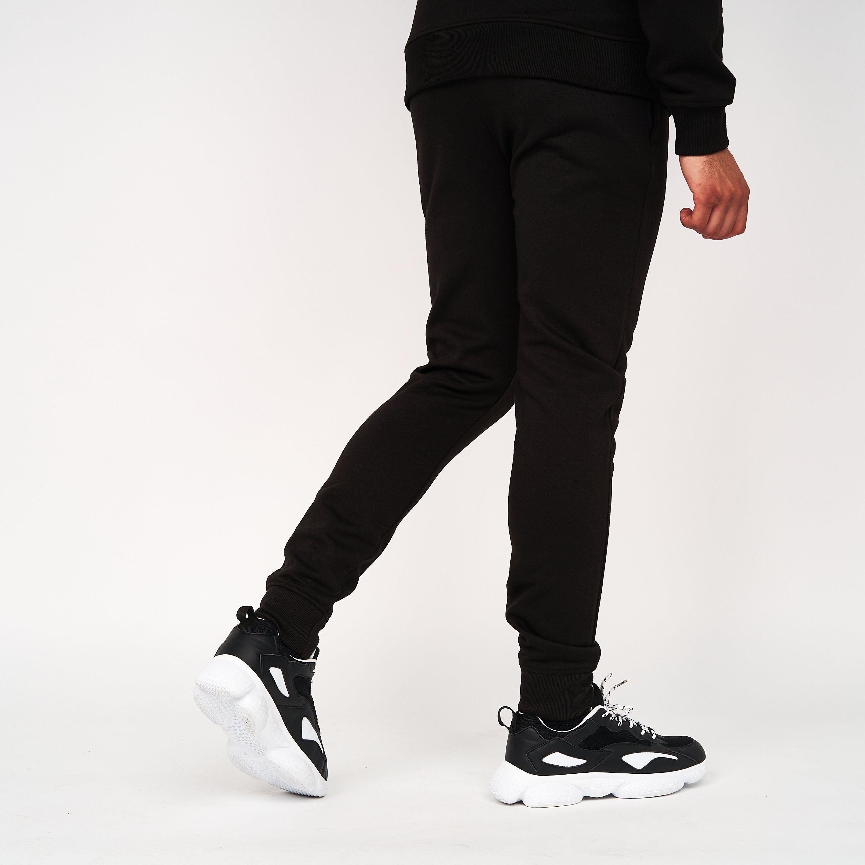 Born Rich Mens Fontaine Joggers Black