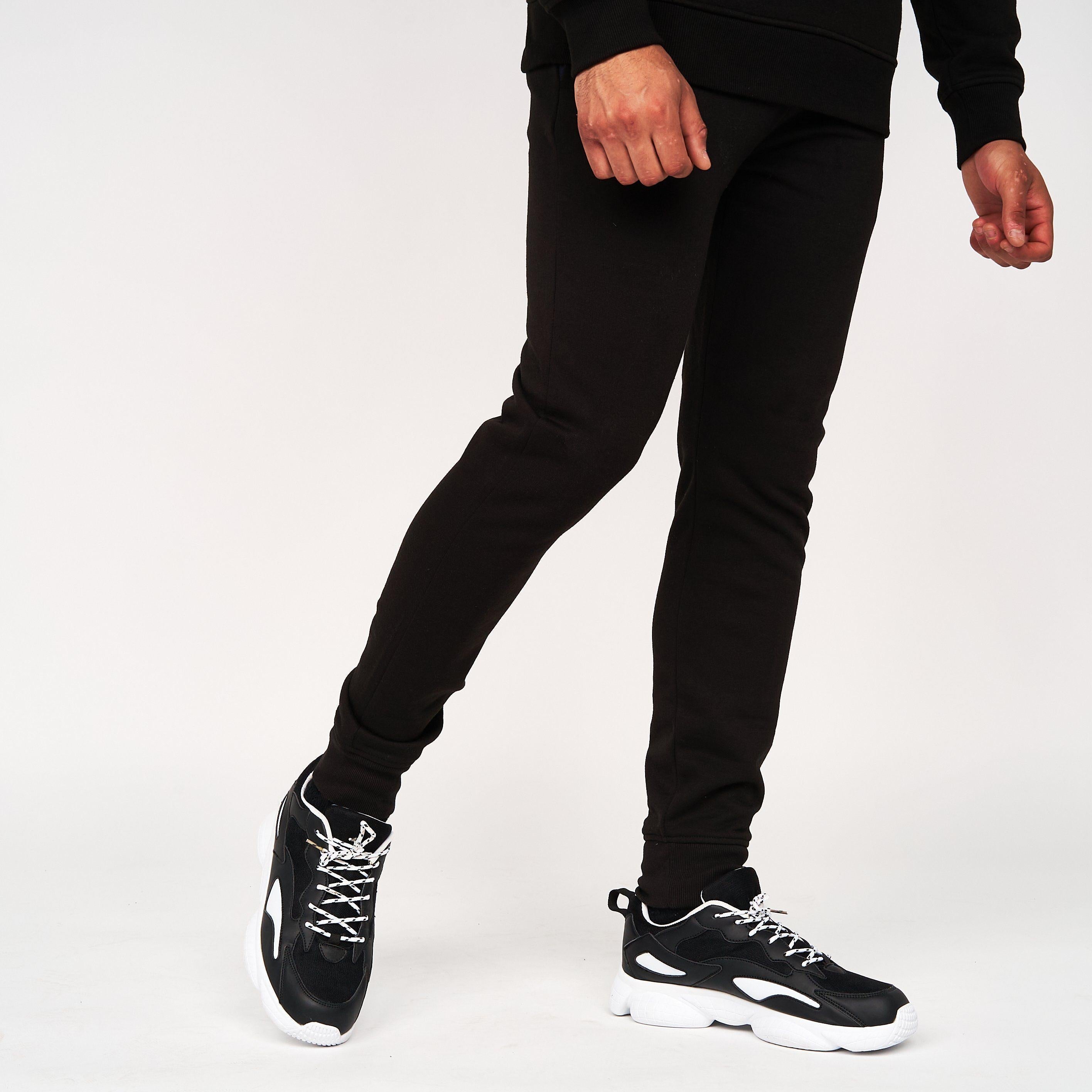 Born Rich Mens Fontaine Joggers Black