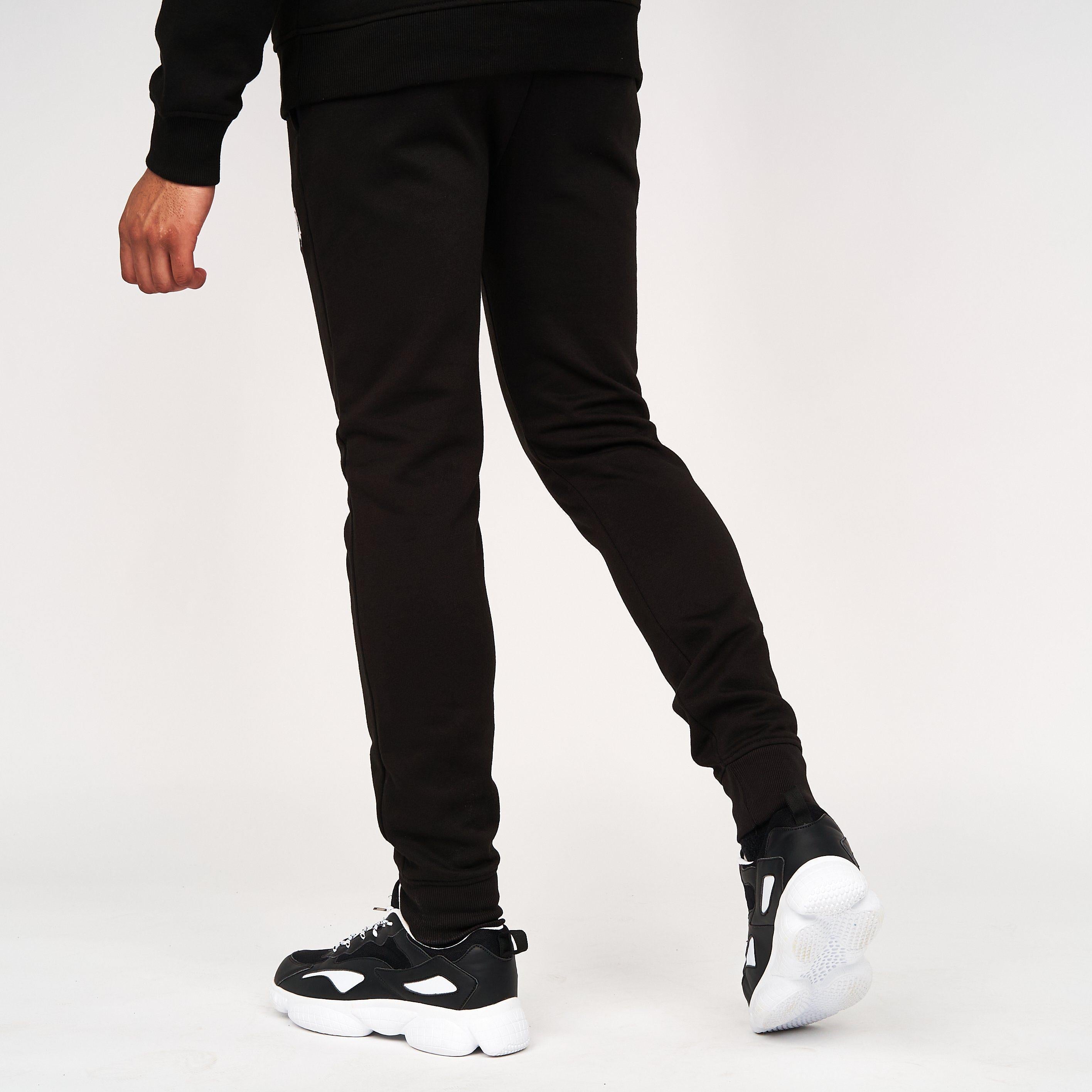 Born Rich Mens Fontaine Joggers Black