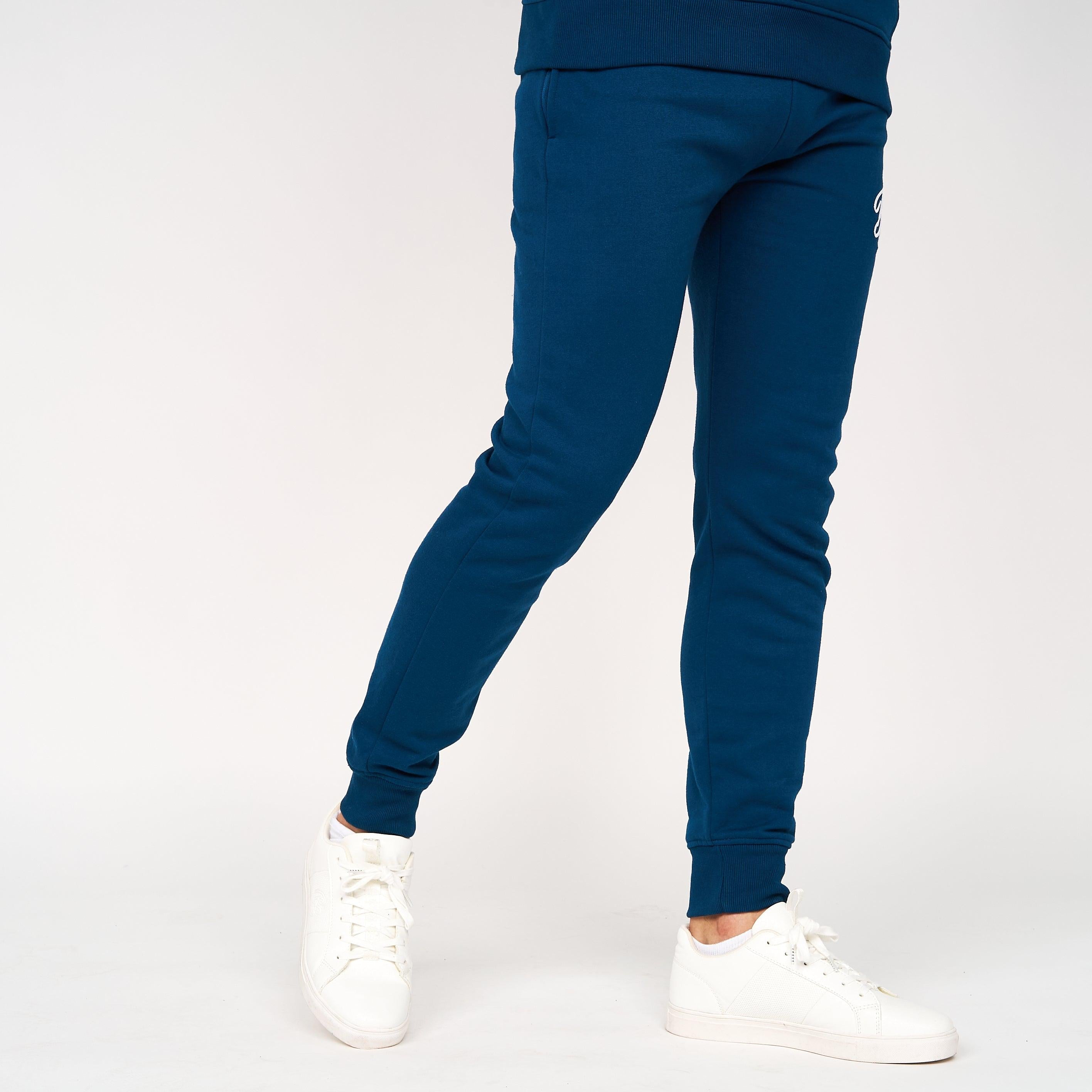 Born Rich Mens Fontaine Joggers Sky Captain