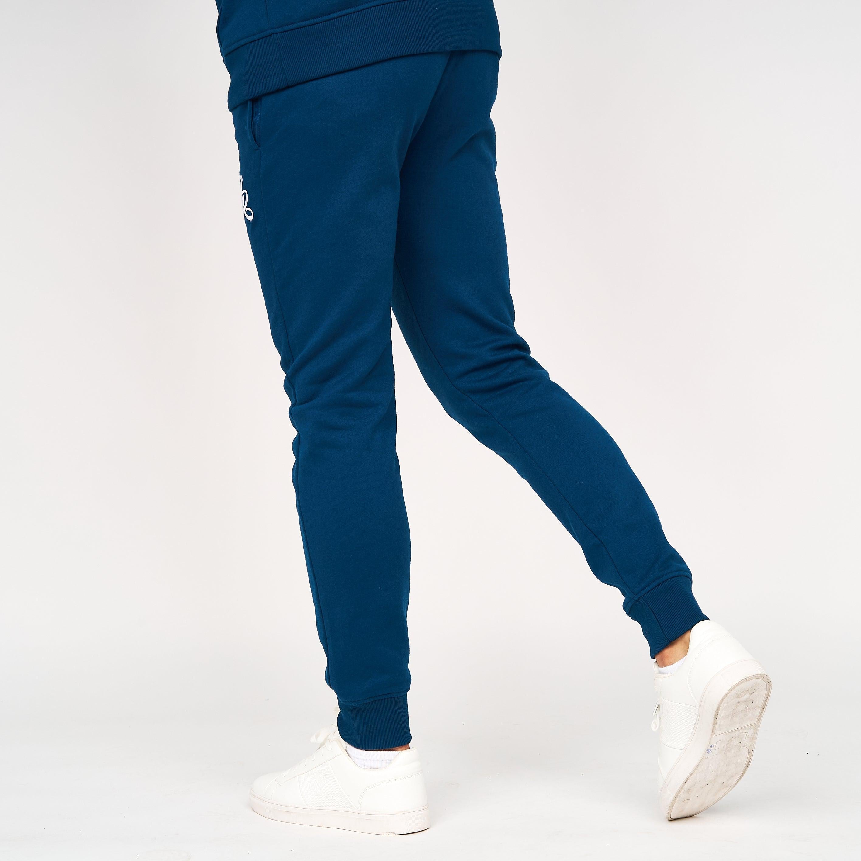Born Rich Mens Fontaine Joggers Sky Captain