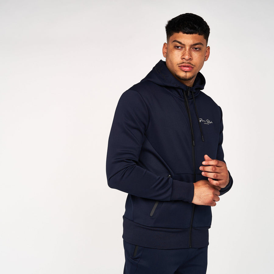 Born Rich Mens Agosto Tracktop Hoodie Sky Captain