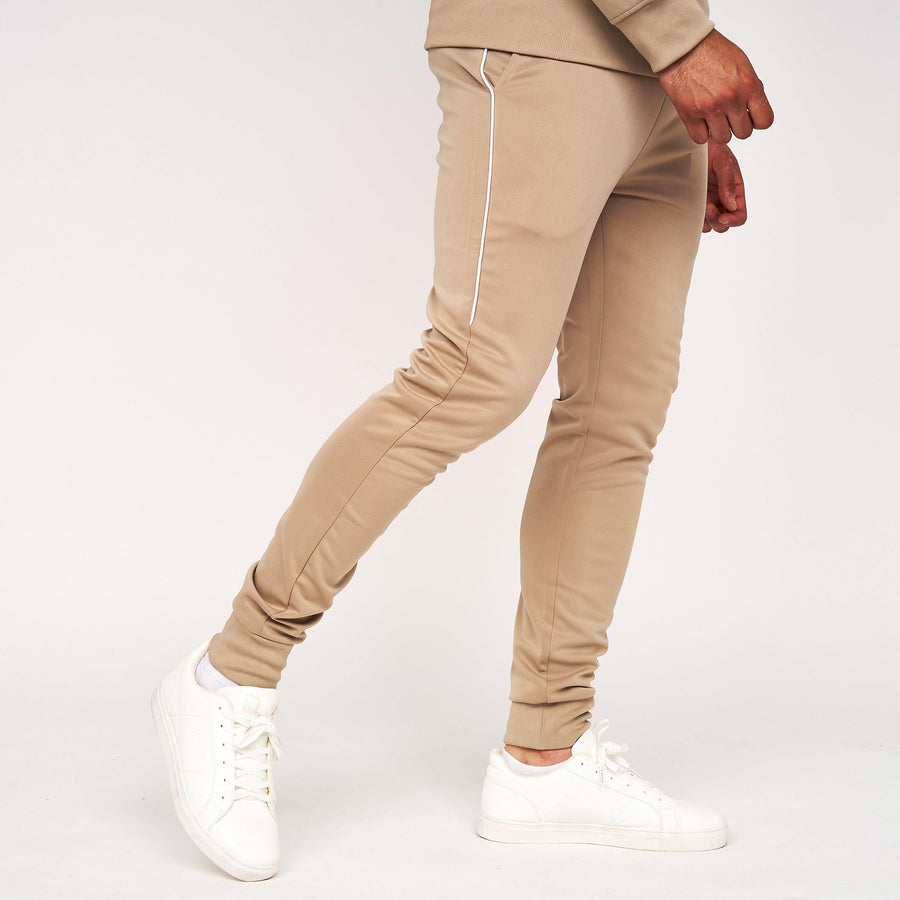 Born Rich Mens Granero Trackpants Simply Taupe