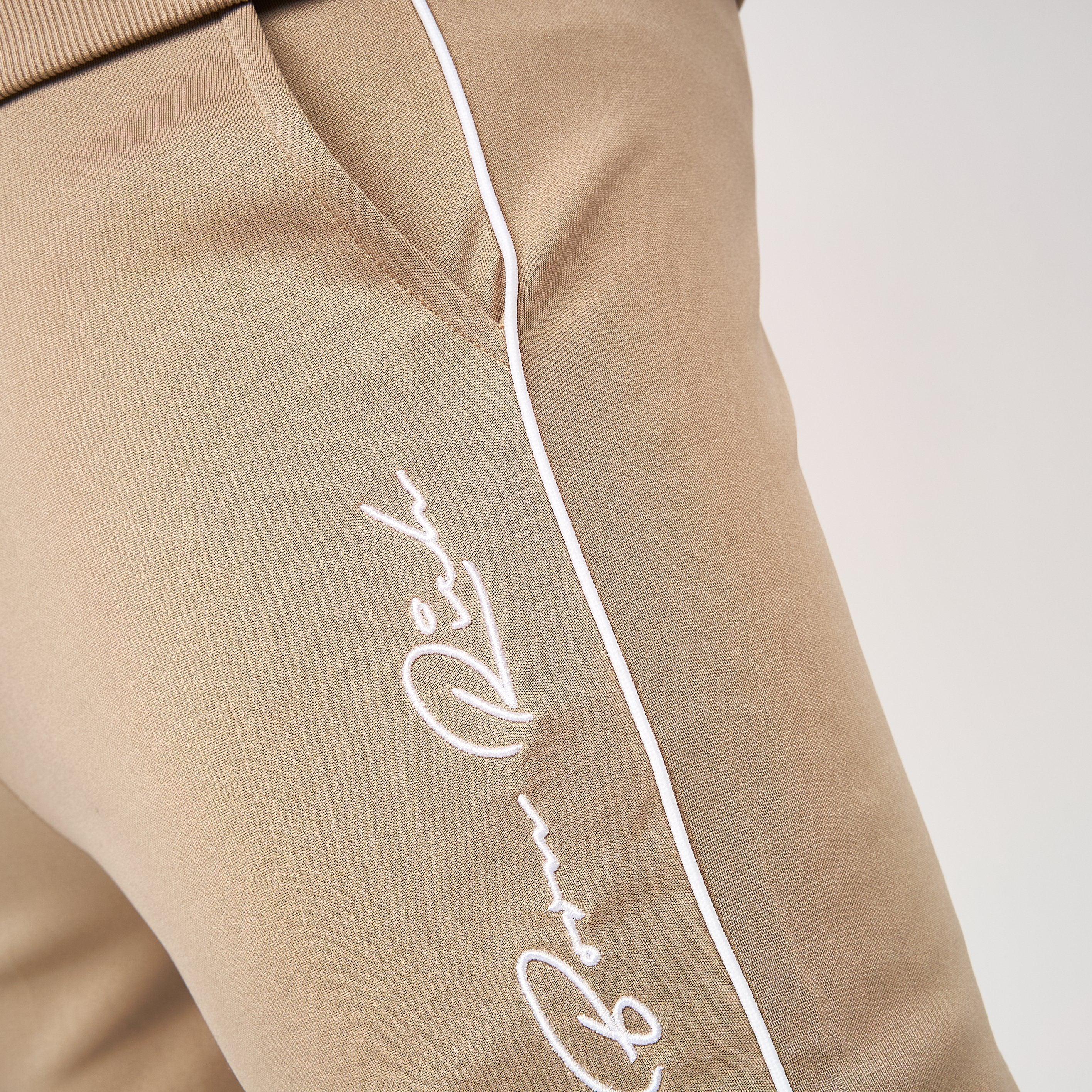 Born Rich Mens Granero Trackpants Simply Taupe