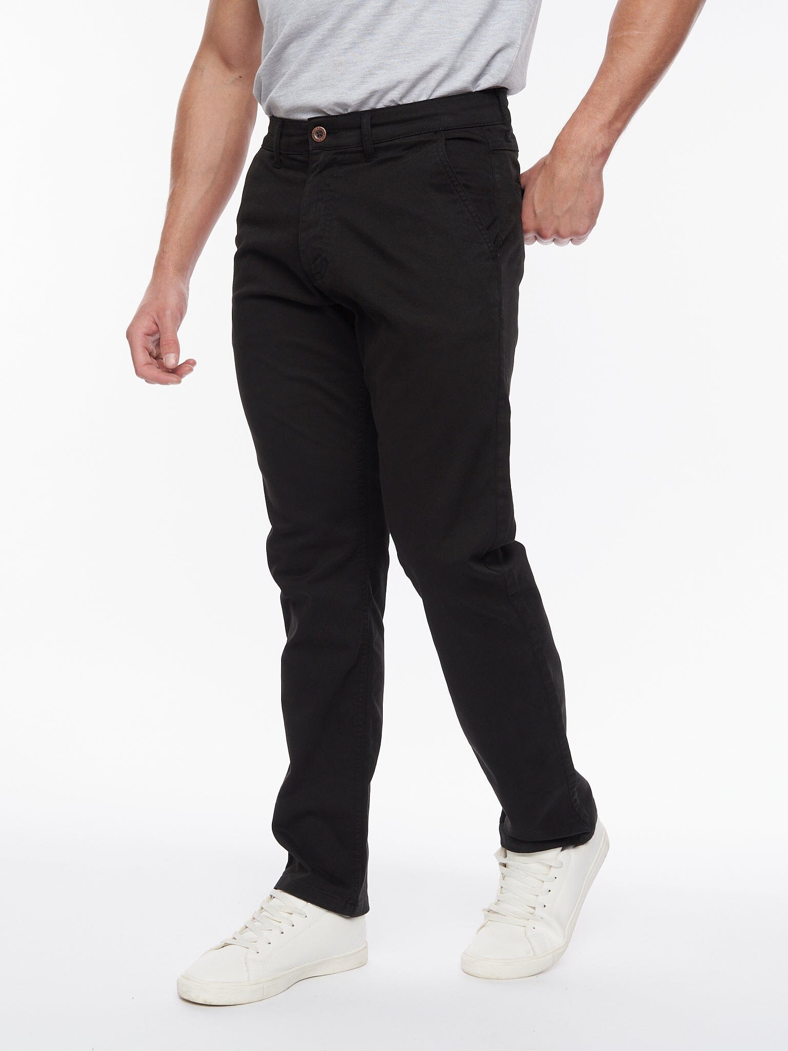 Tasman Chinos Black