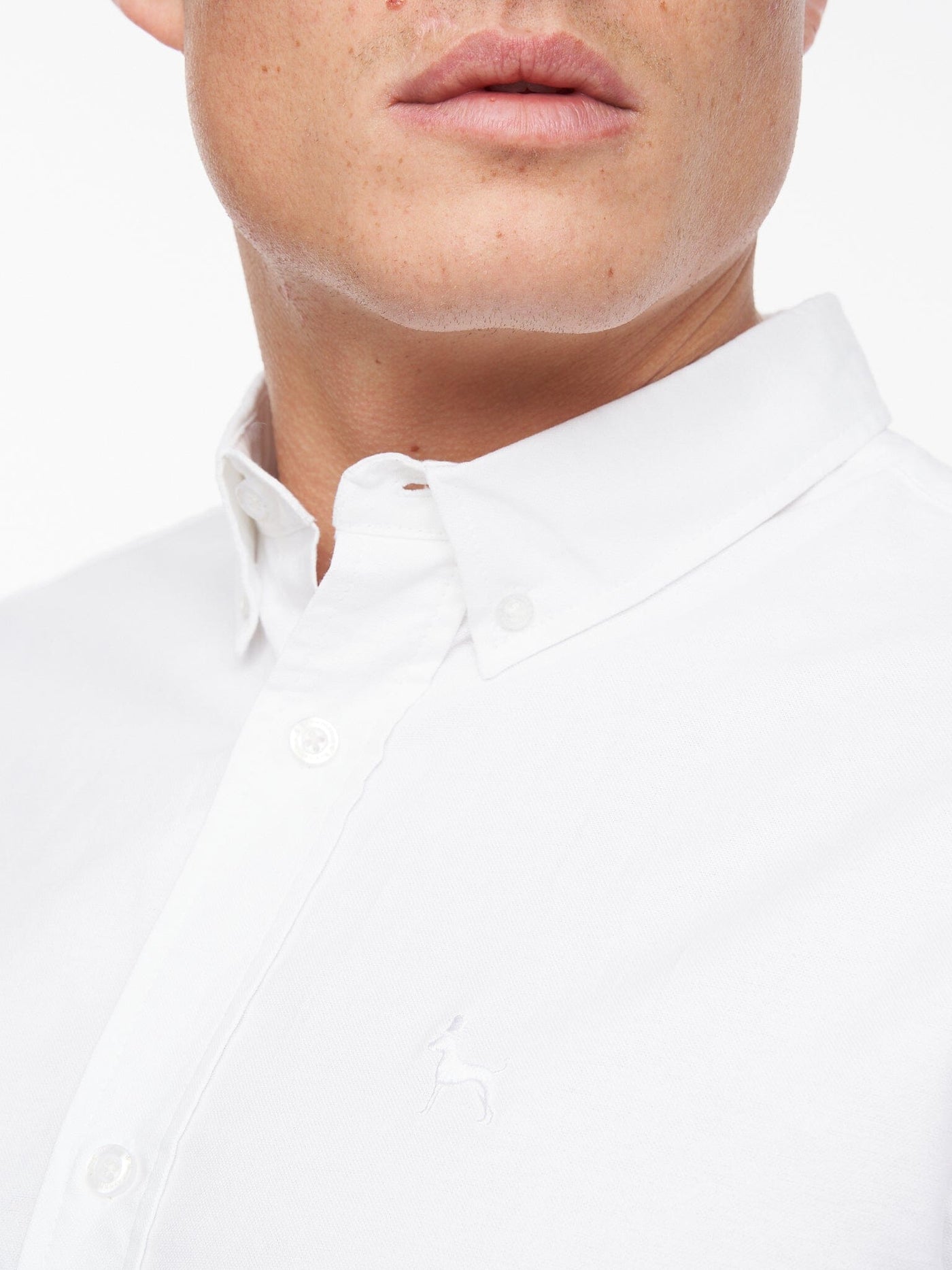 Ervin Oxford Shirt White