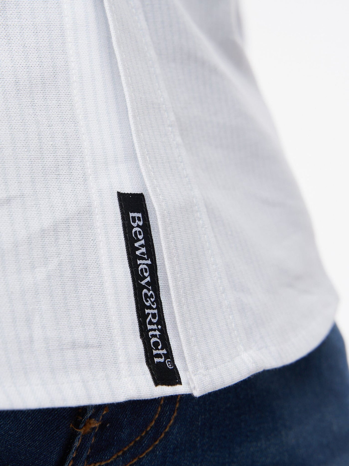 Dewey Oxford Shirt White Stripe