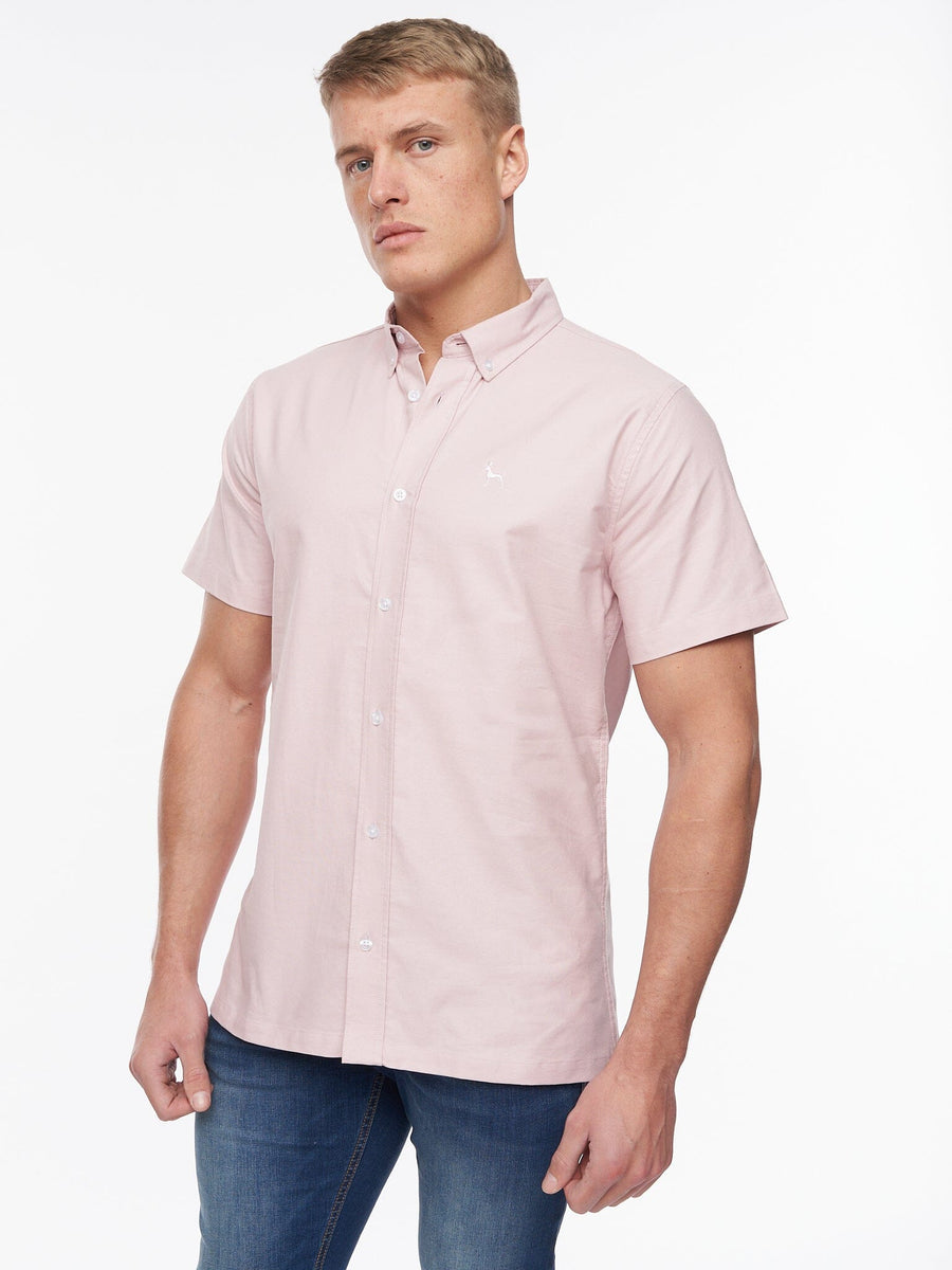 Balton Short Sleeve Oxford Shirt Light Pink
