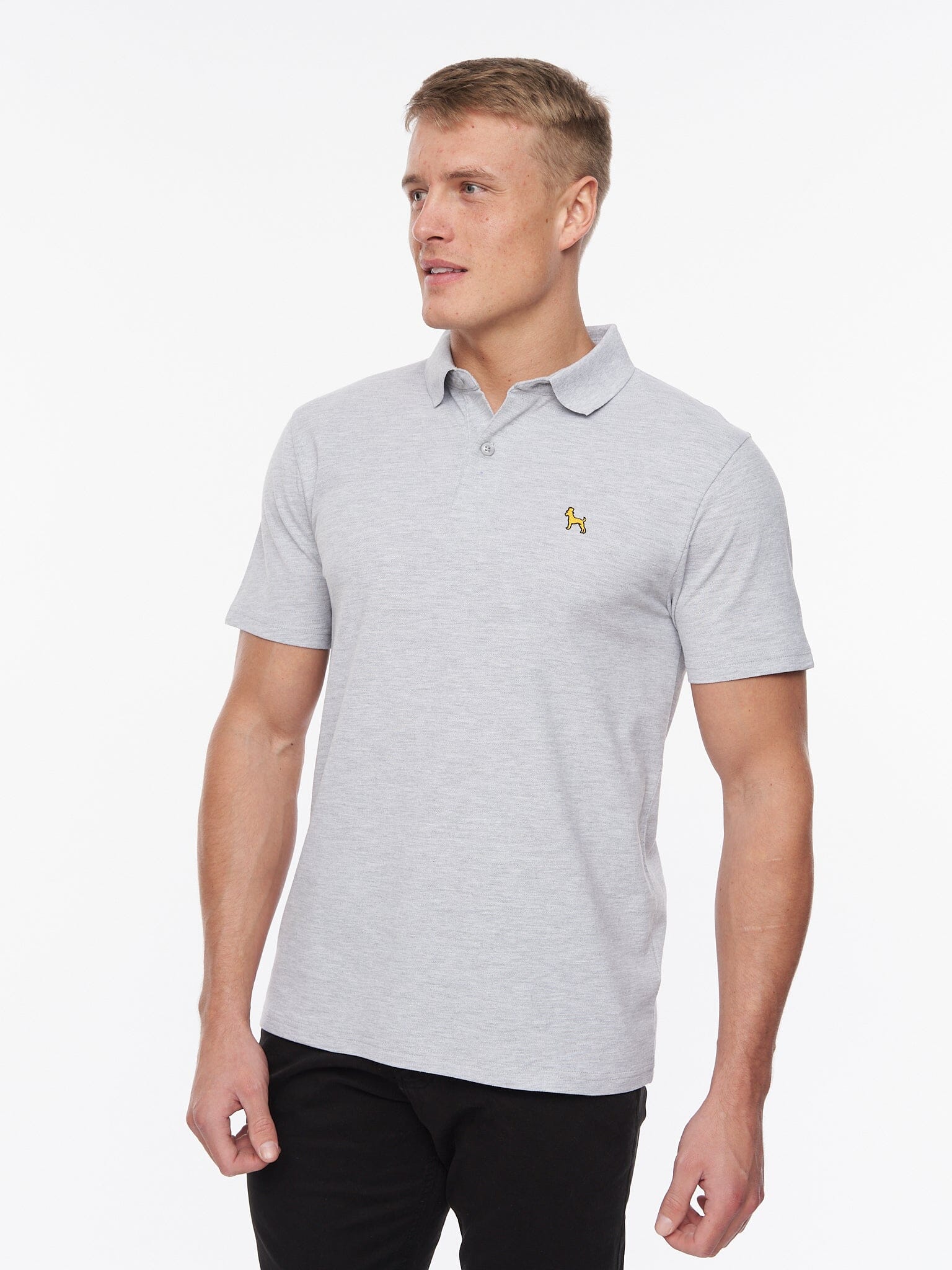 Barden Polo Grey Marl