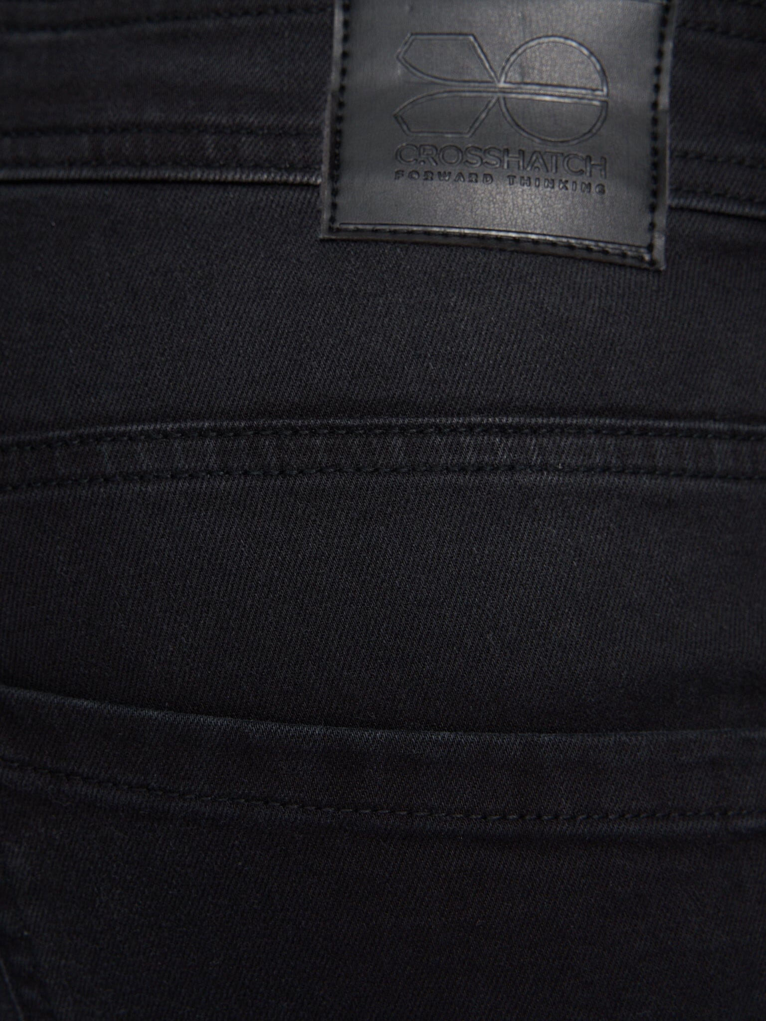 Crosshatch - Buraca Slim Fit Denim Jeans Black Wash