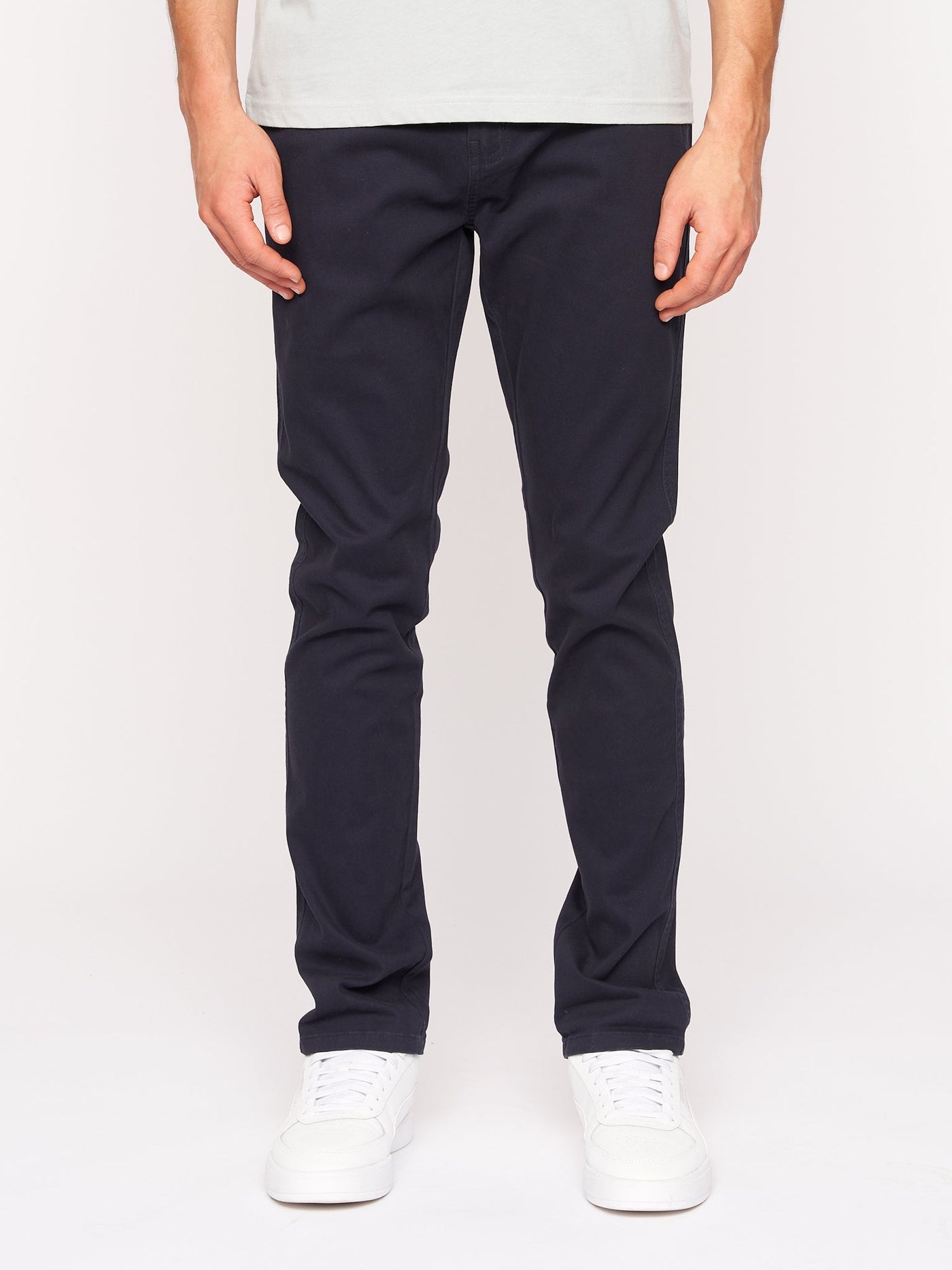 Crosshatch Mens Roysden Chinos Navy