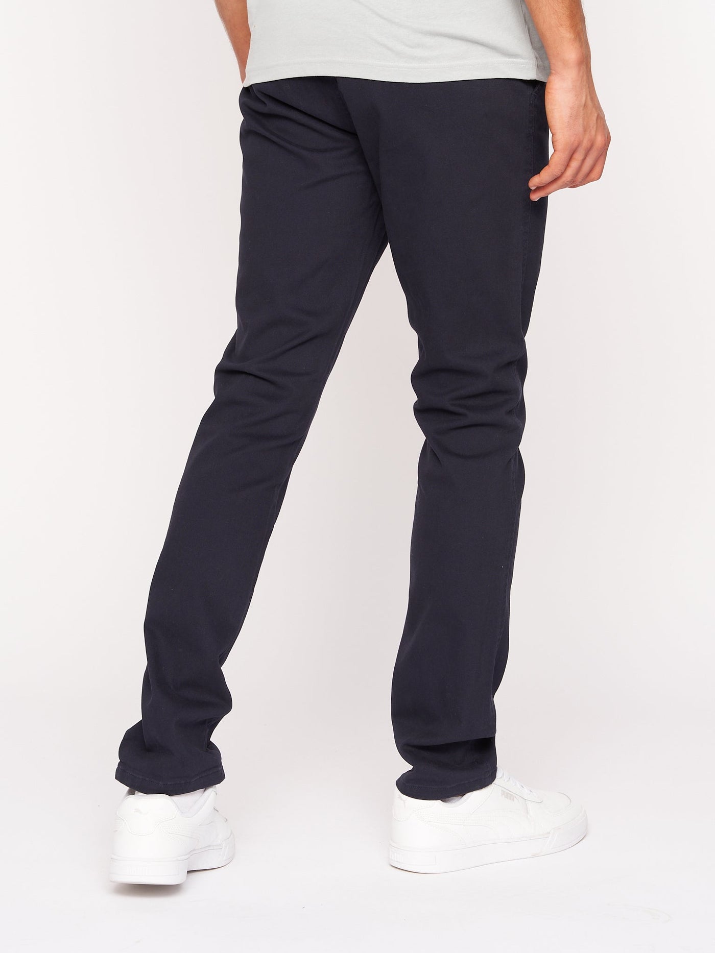 Crosshatch Mens Roysden Chinos Navy