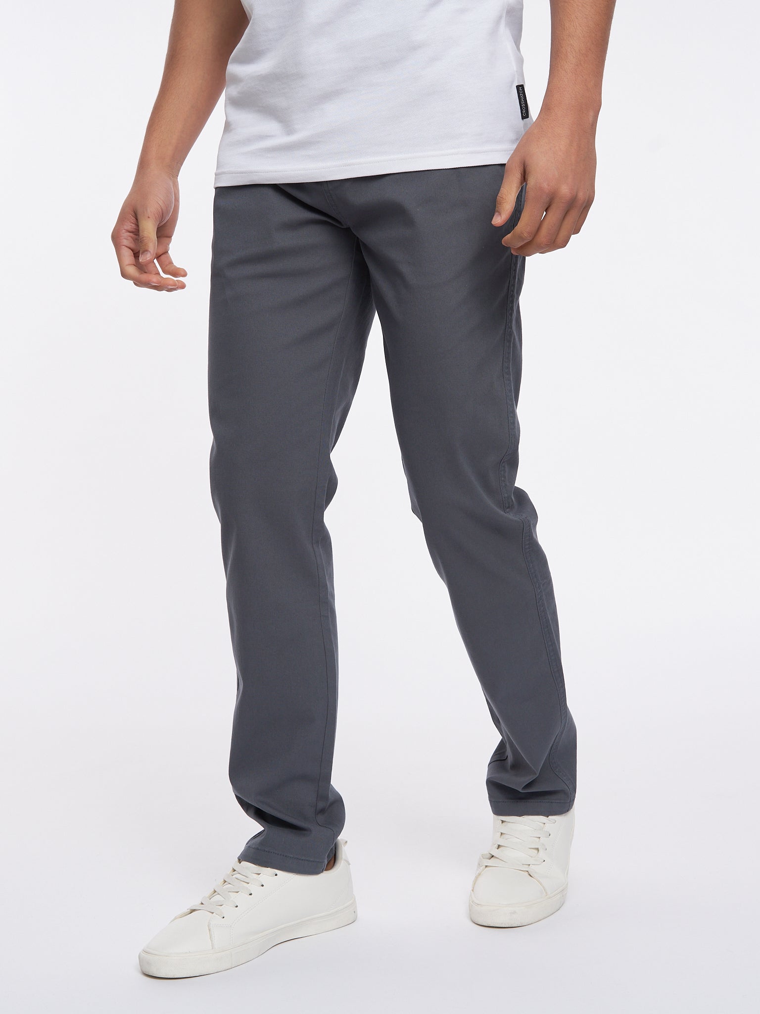 Crosshatch Mens Roysden Chinos Petrol